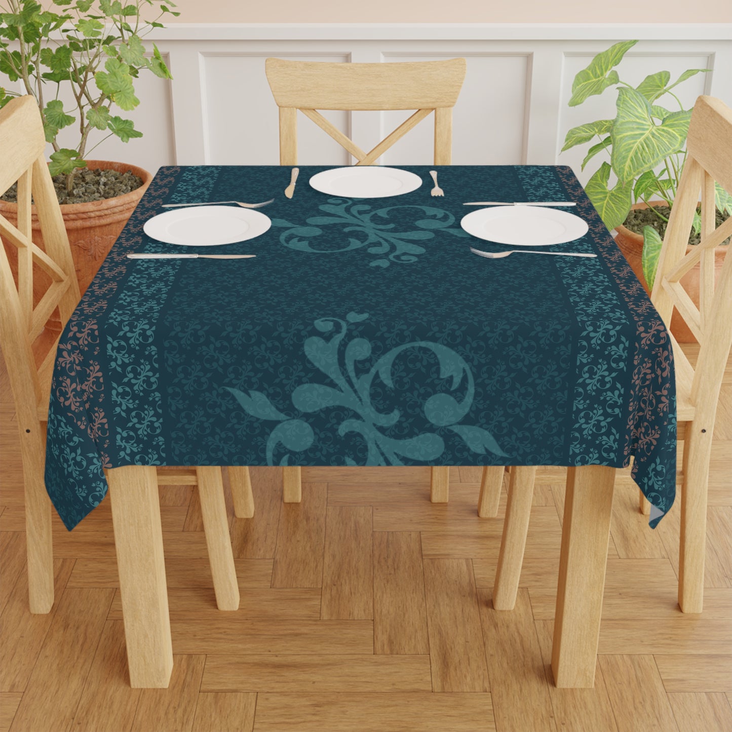 Tablecloth - Beautiful Blue Pattern