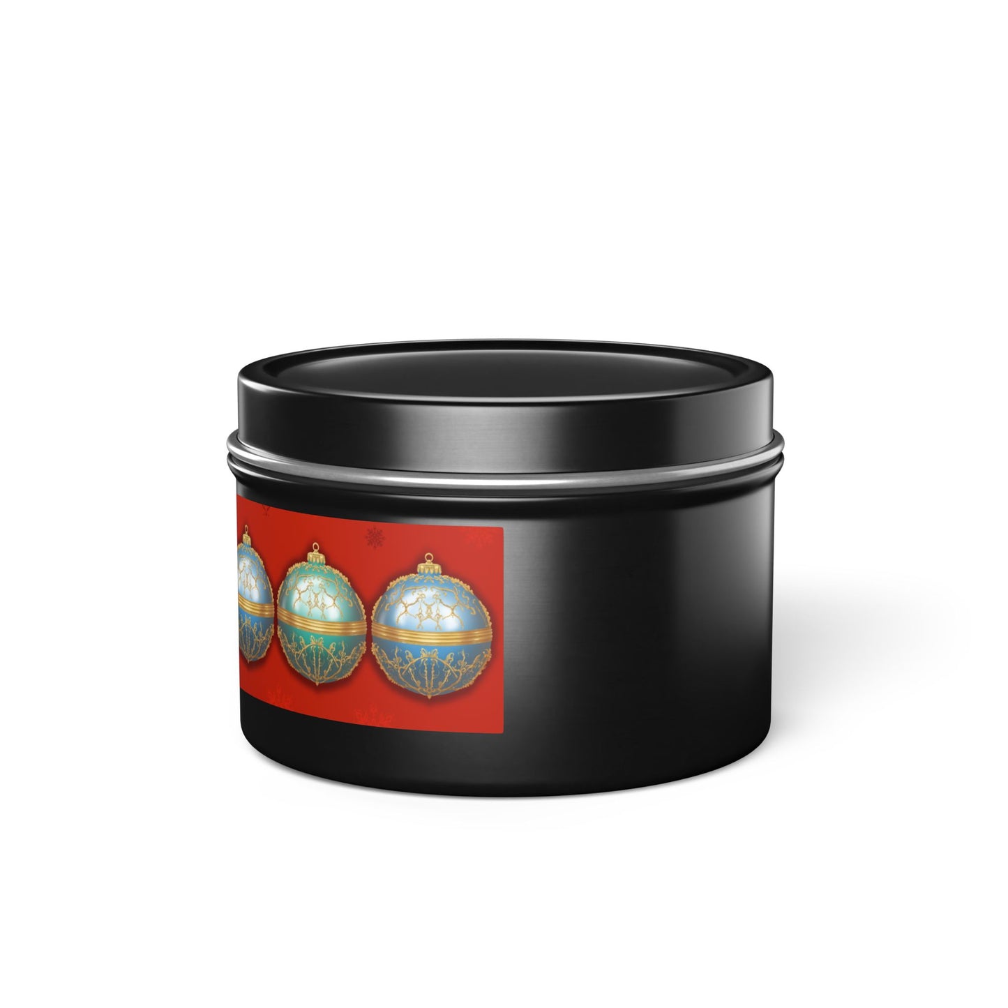 Christmas Tin Candles