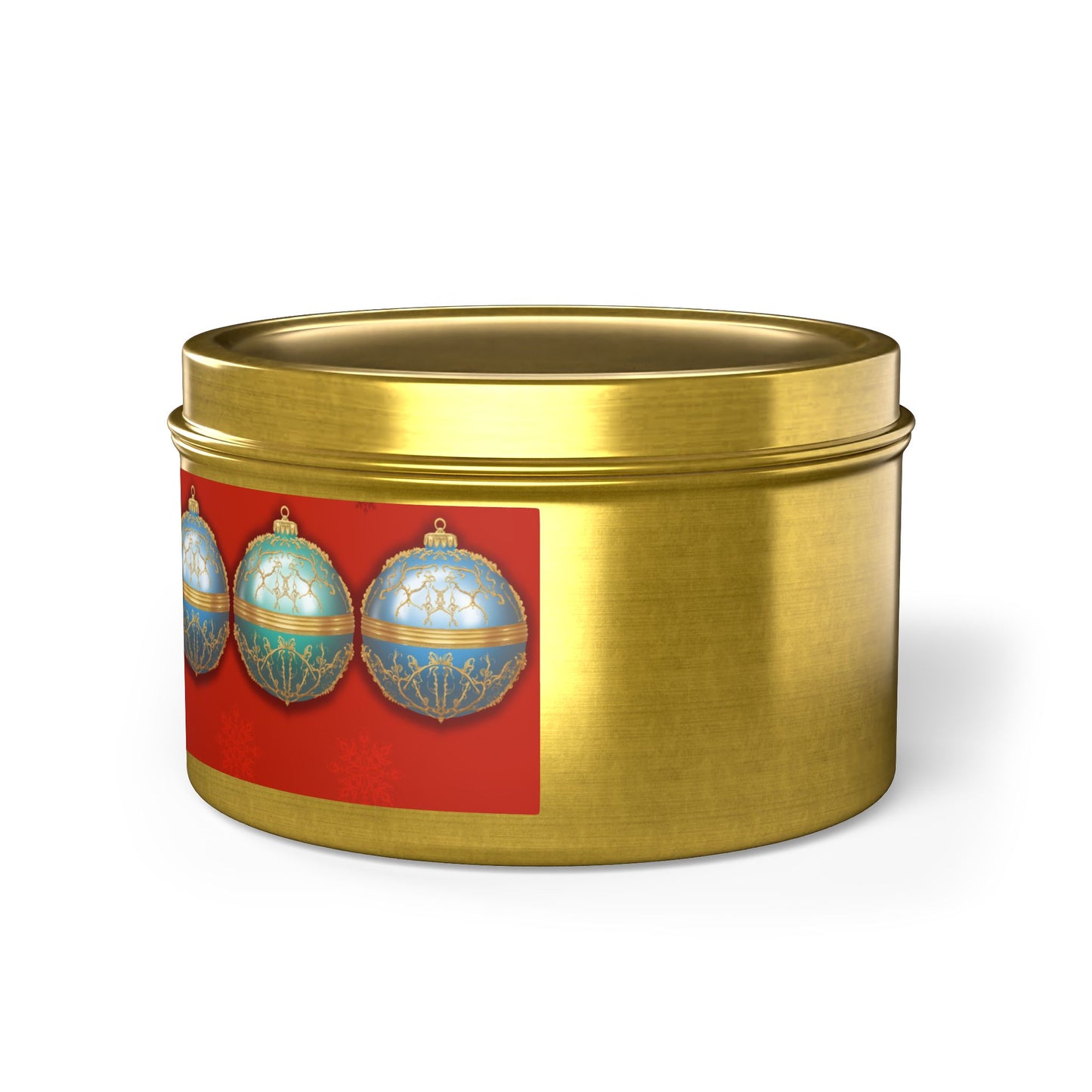 Christmas Tin Candles