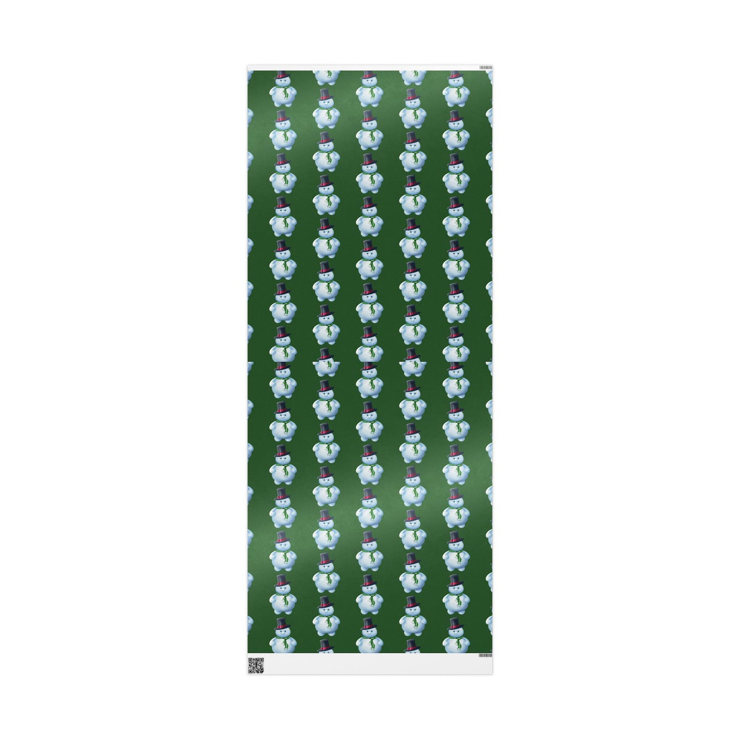 Wrapping Papers Snowman - green