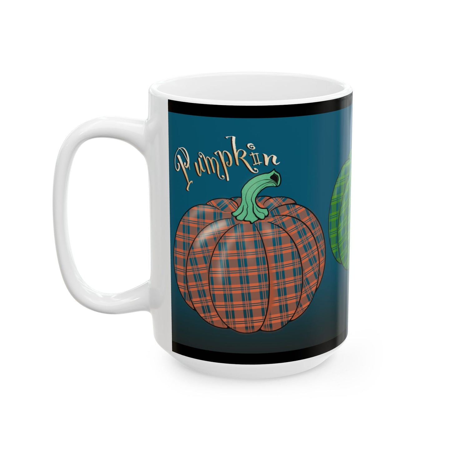 Plaid Pumpkin Spice Mug