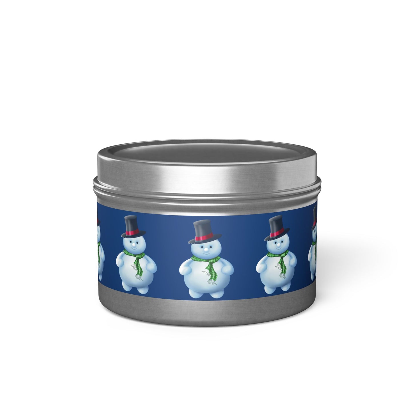 Christmas Tin Candles