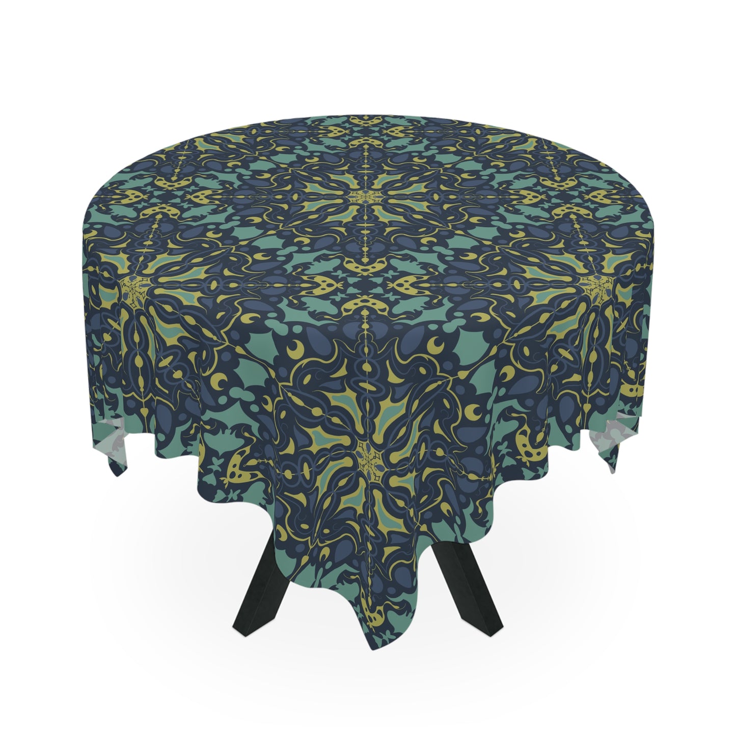 Tablecloth - Beautiful Blue Green Pattern