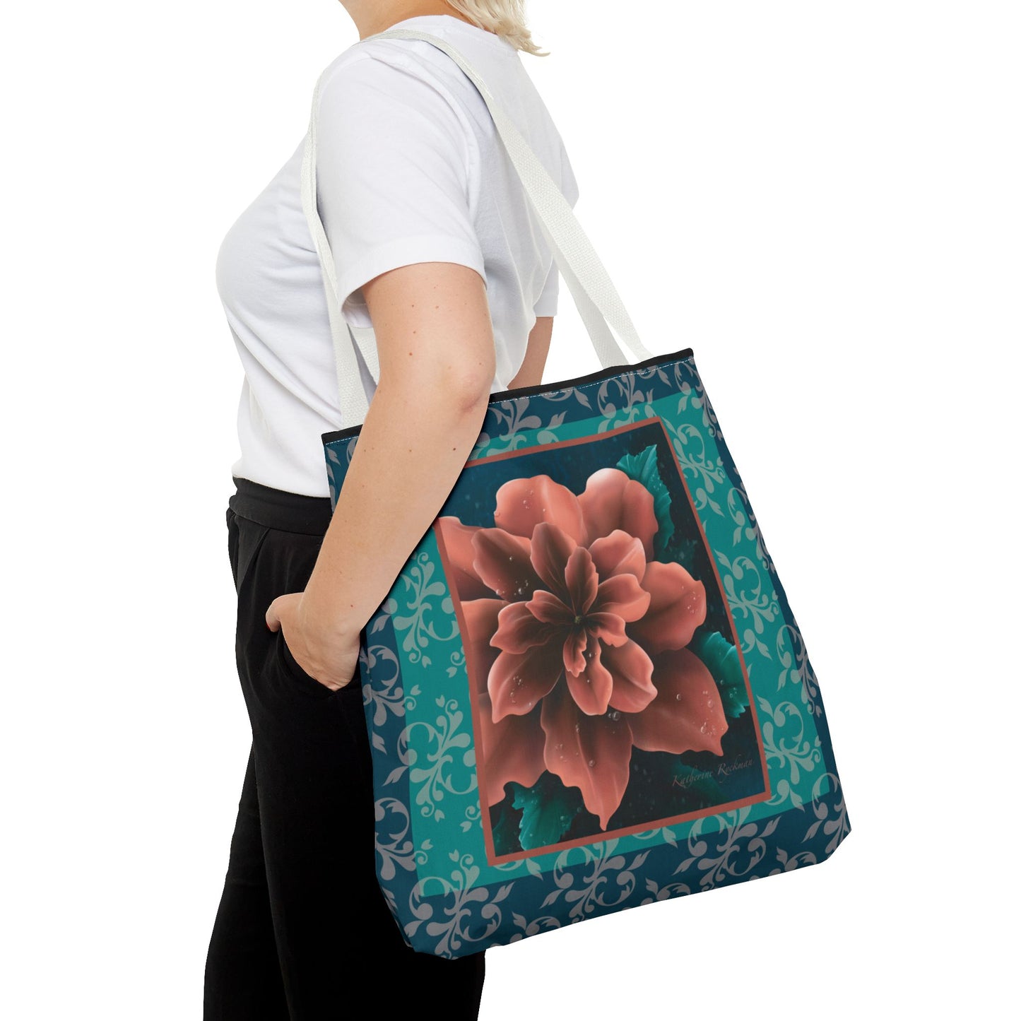 Elegant Flower Tote Bag