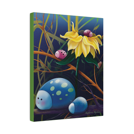 Colorful Bugs- Matte Canvas, Stretched, 0.75"