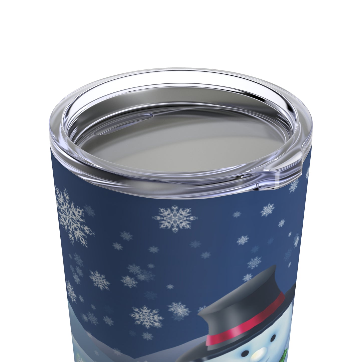 Tumbler 20oz Snowman Snowy Scene