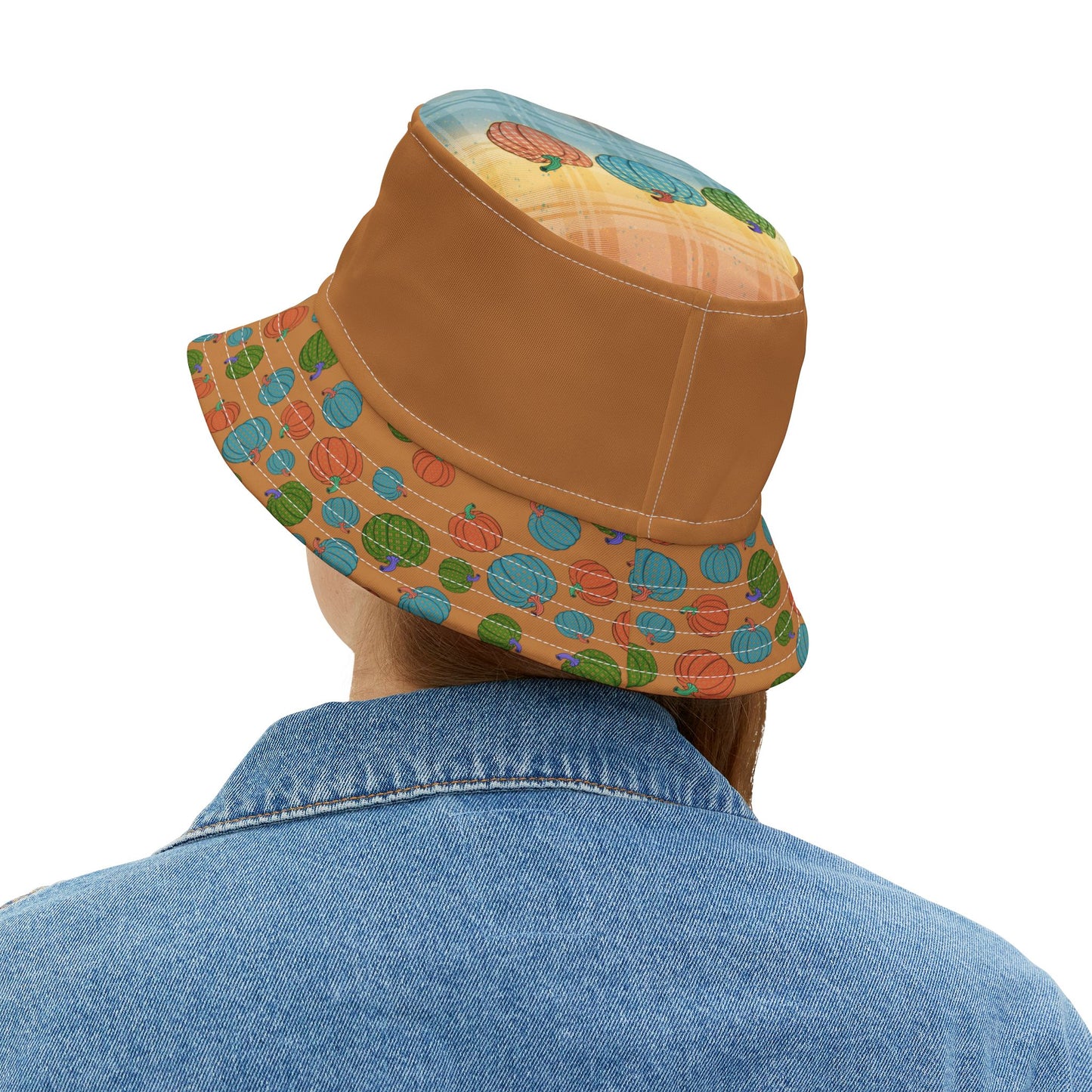 Bucket Hat - Pumpkin pattern