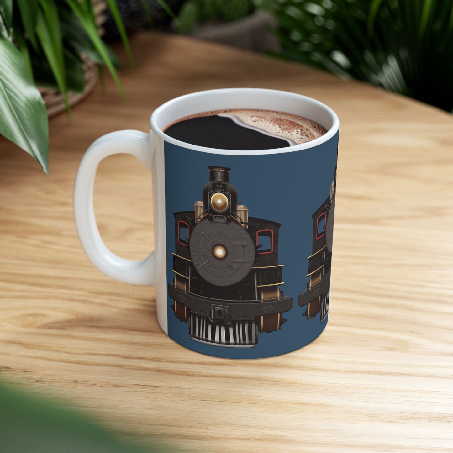 Vintage Steam Locomotive Design - 11oz and 15oz Options