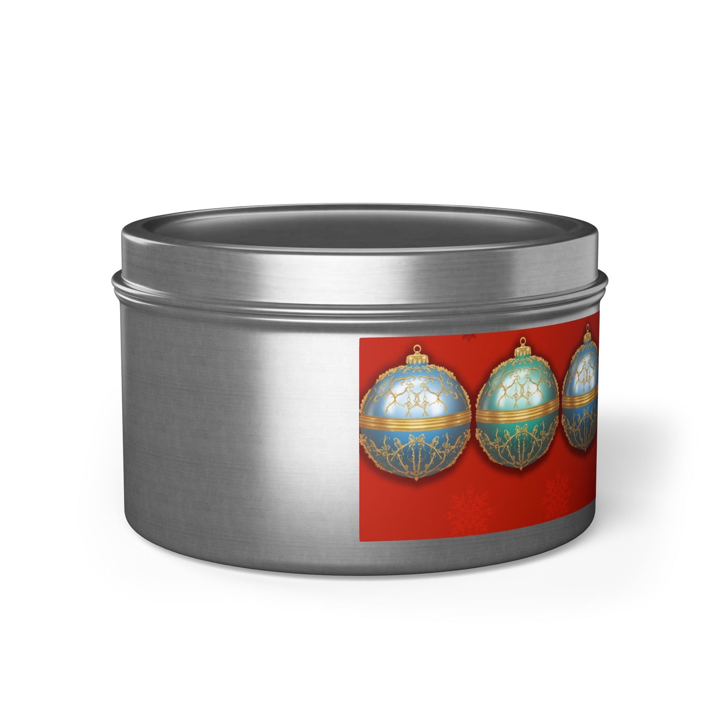 Christmas Tin Candles