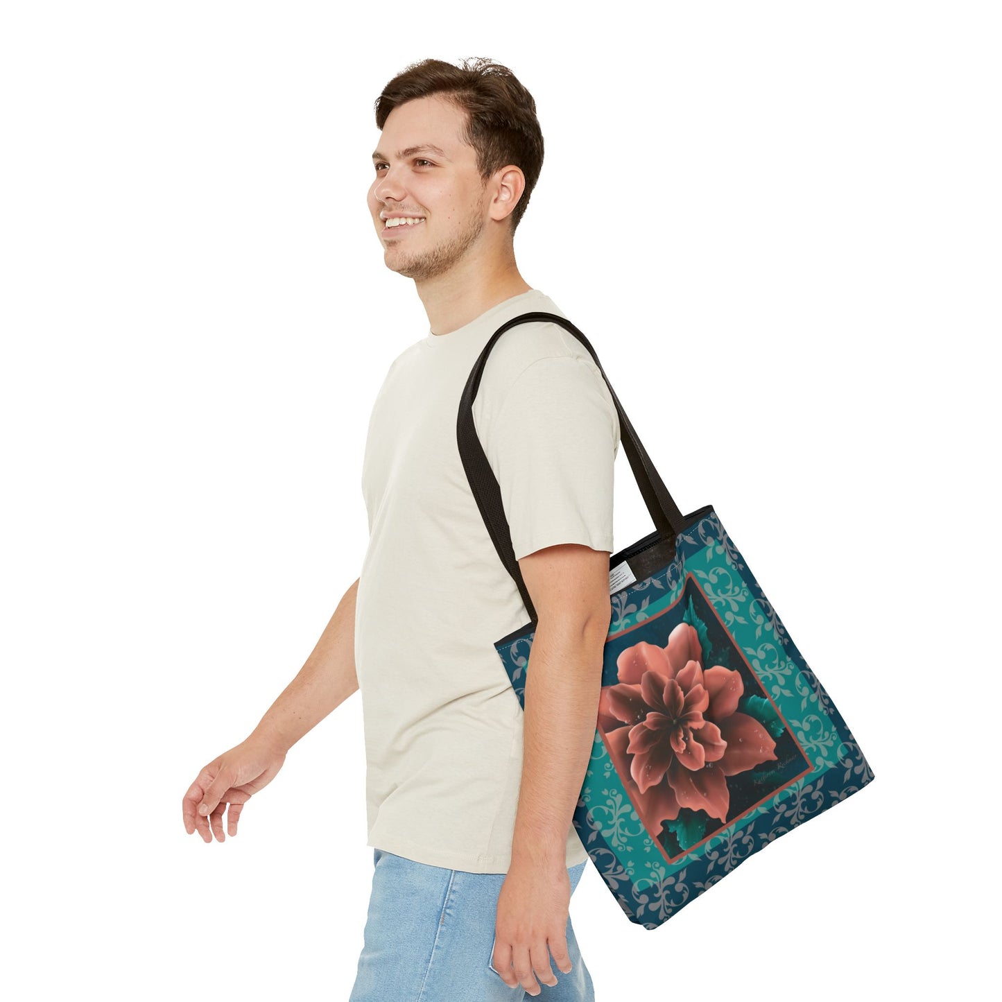 Elegant Flower Tote Bag