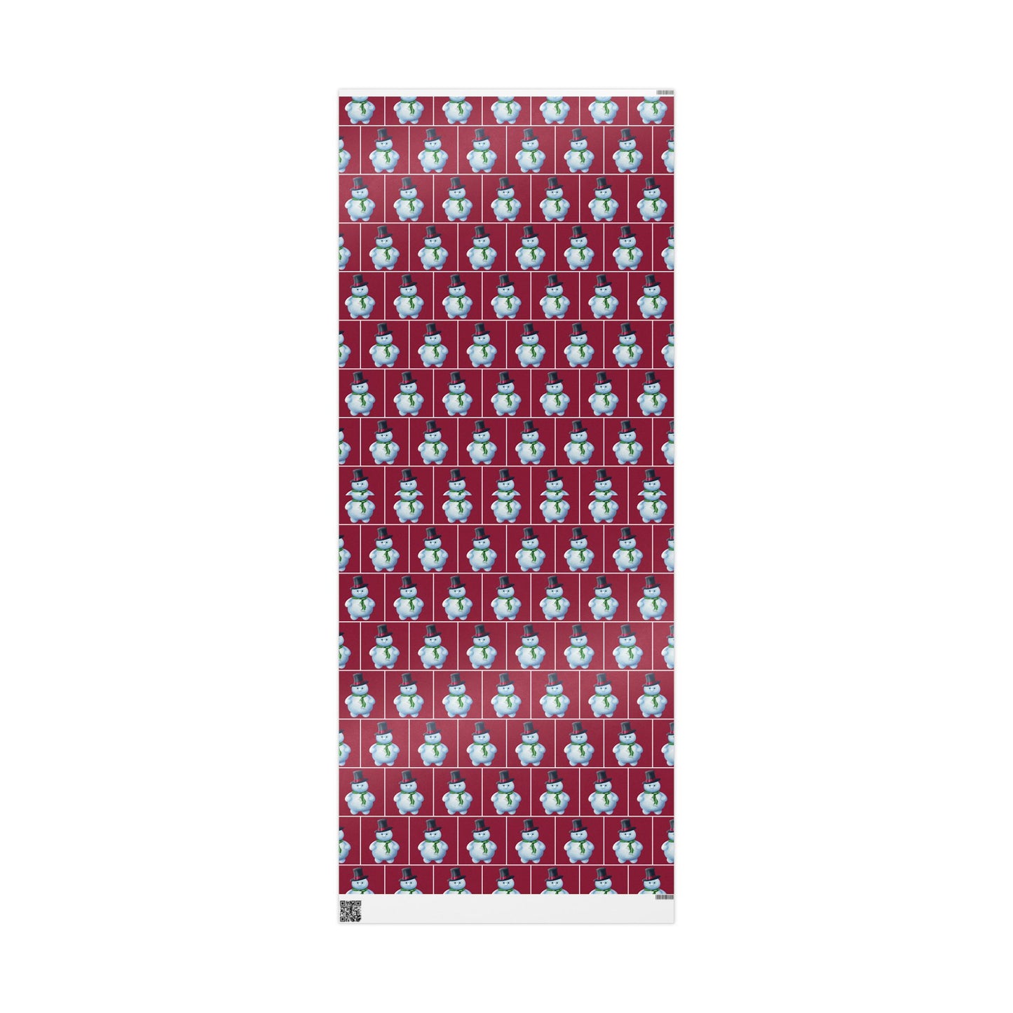 Wrapping Papers Snowman-red