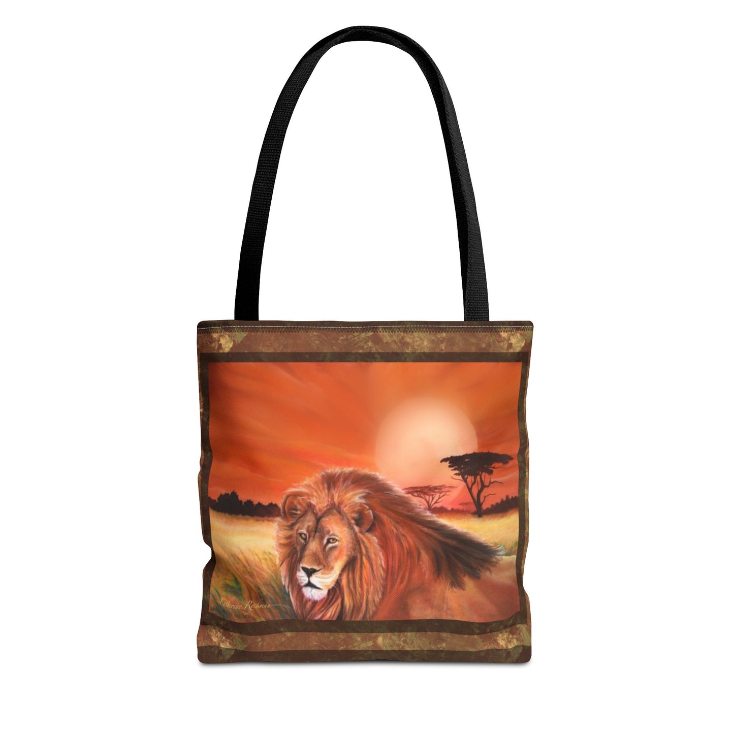 Lion Tote Bag - African Safari Inspired Design