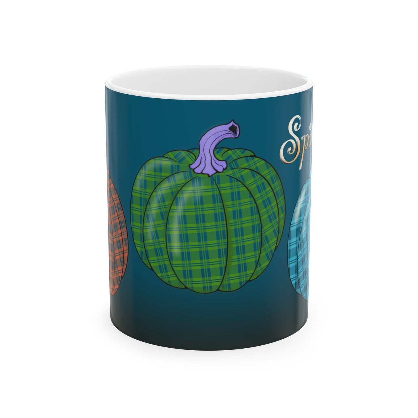 Plaid Pumpkin Spice Mug