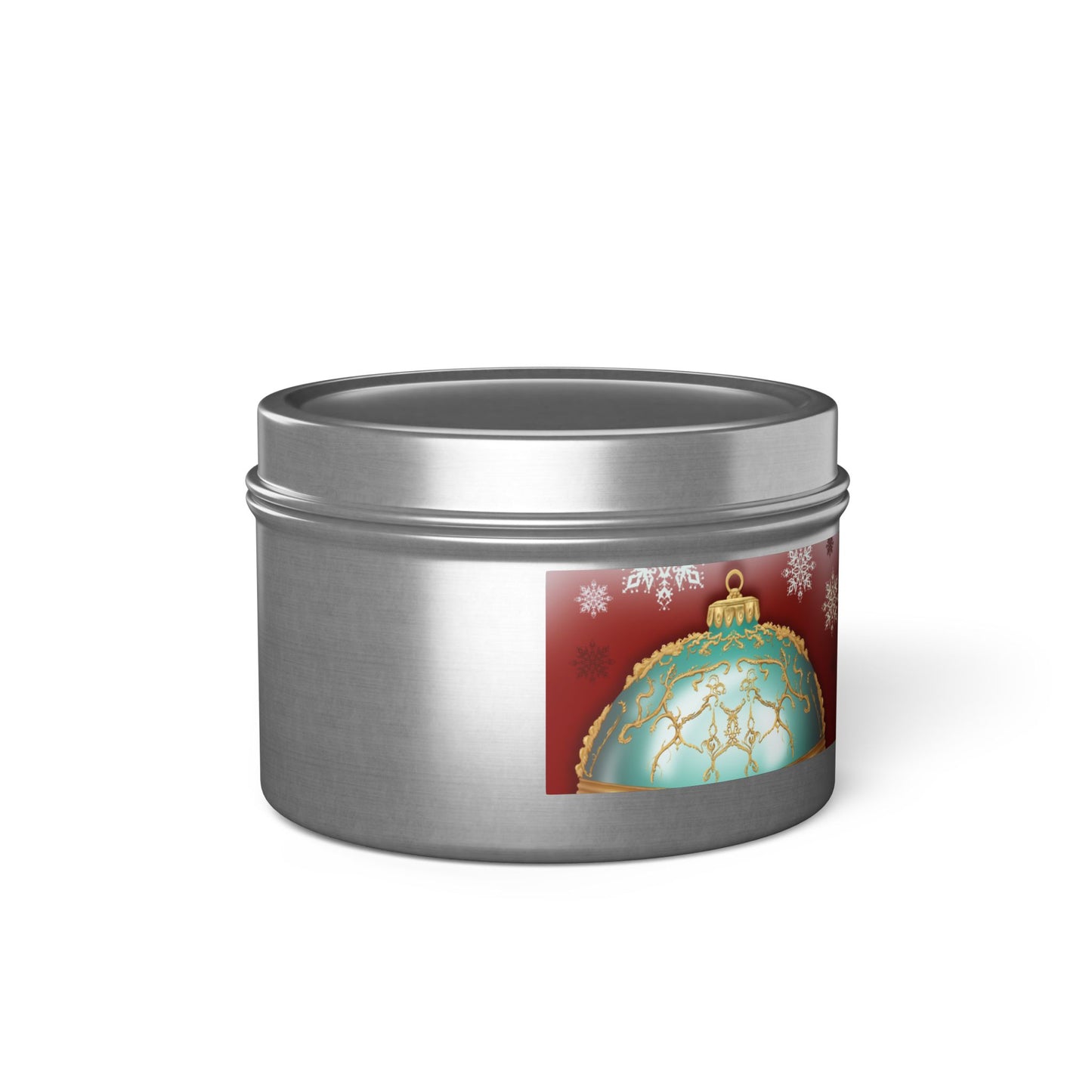 Christmas Tin Candles