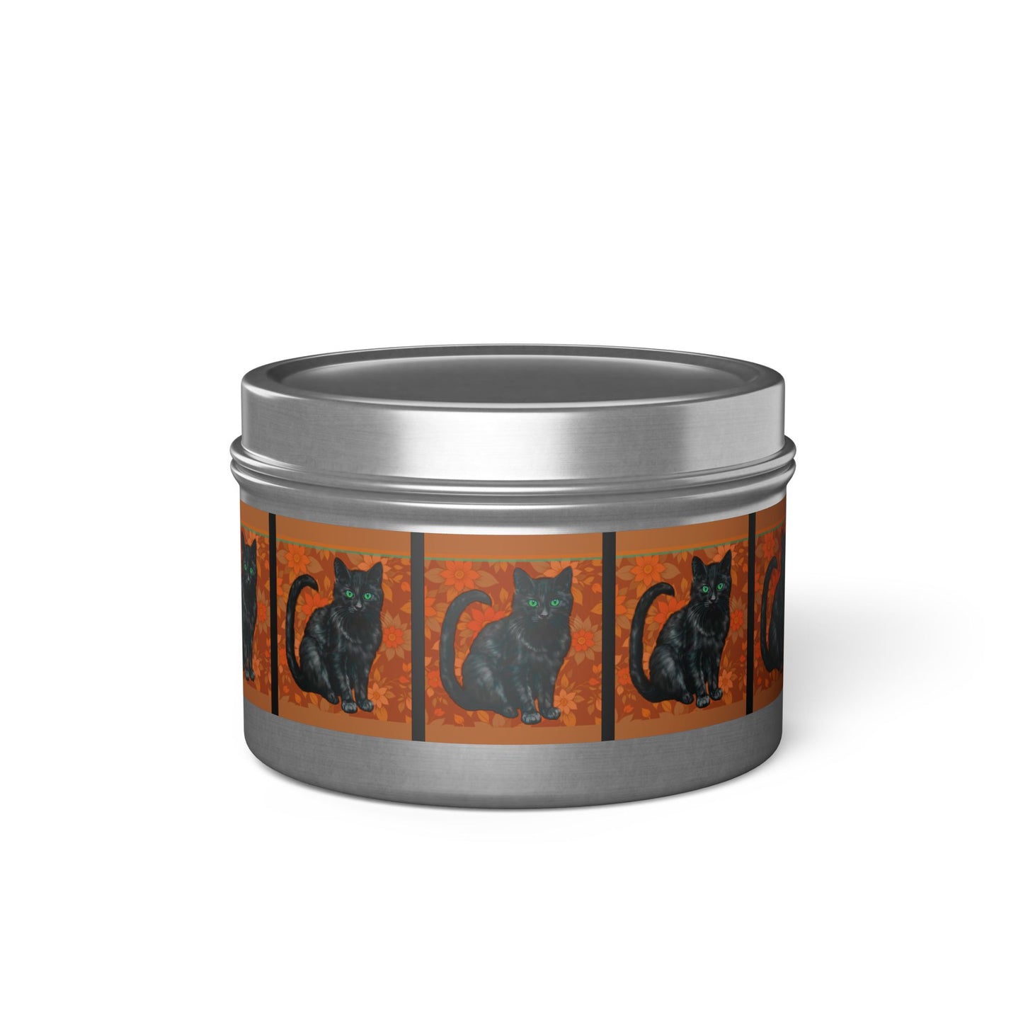 Candles Black Cats Tin