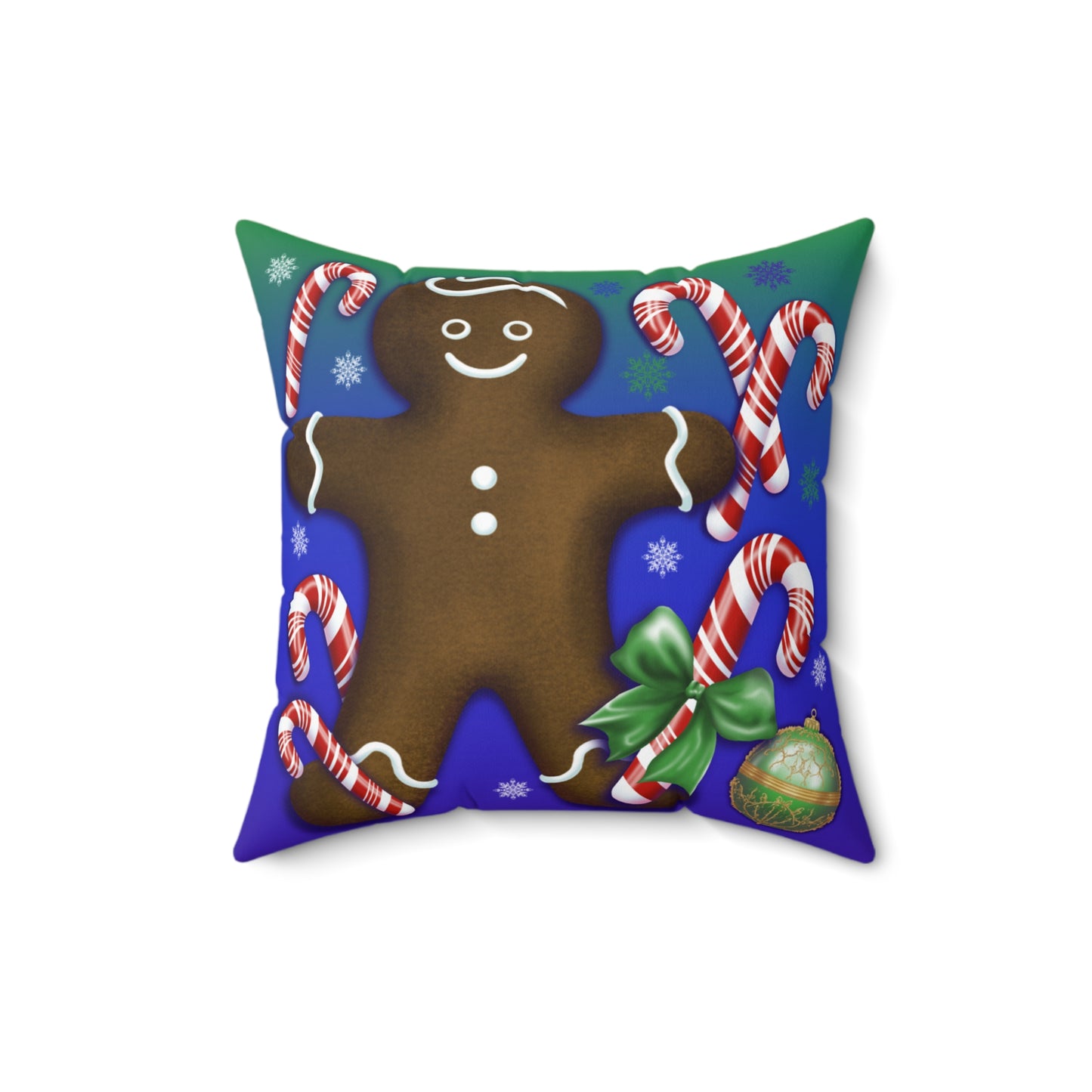 Pillow - Gingerbread Man Design