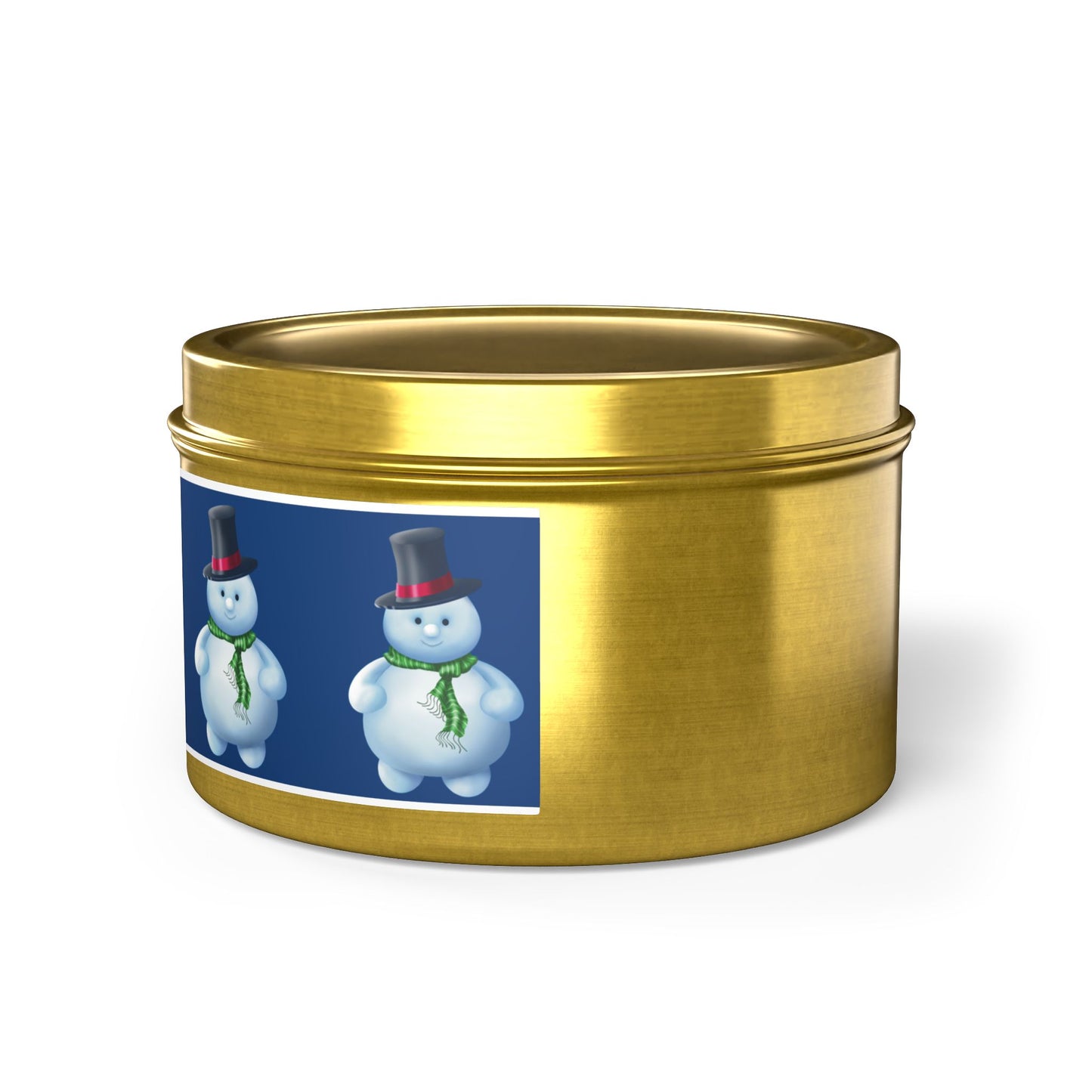 Christmas Tin Candles