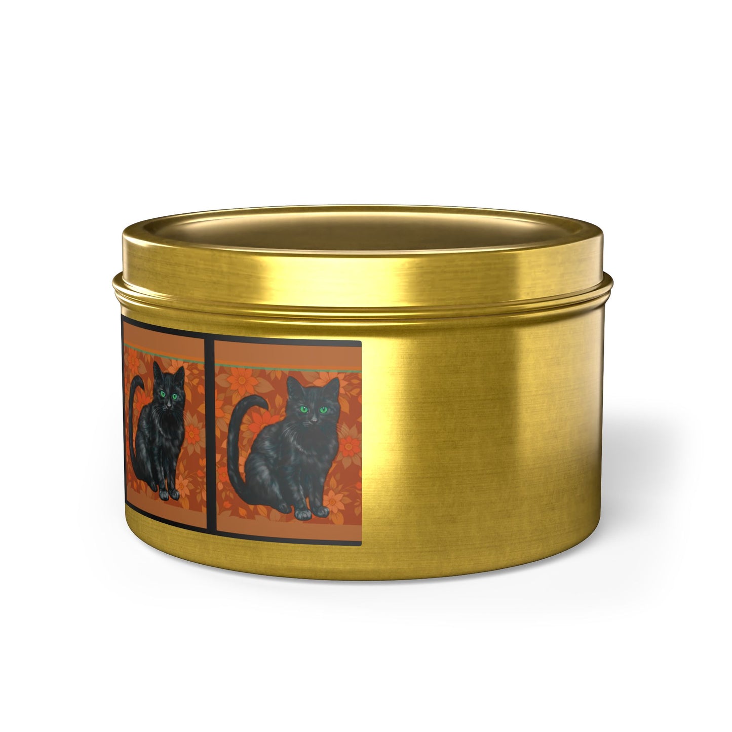 Candles Black Cats Tin