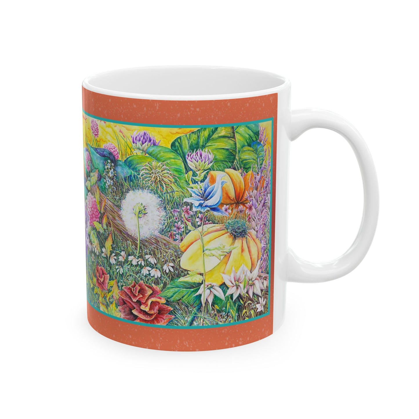 Mug - Wild Flowers Ceramic Mug (11oz, 15oz)