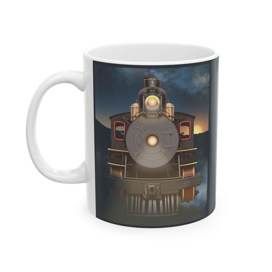 Mug - Vintage Steam Locomotive Design - 11oz and 15oz Options