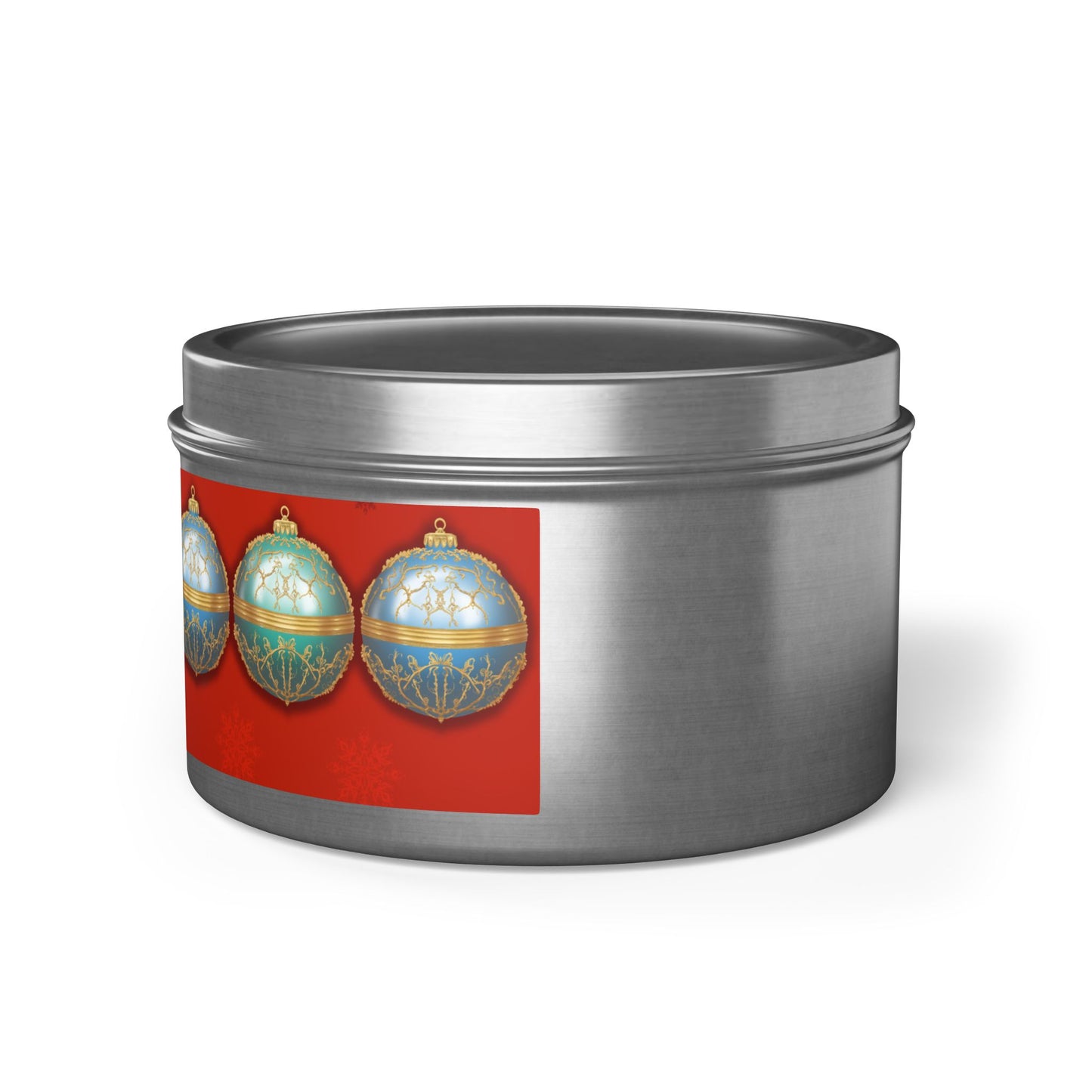 Christmas Tin Candles