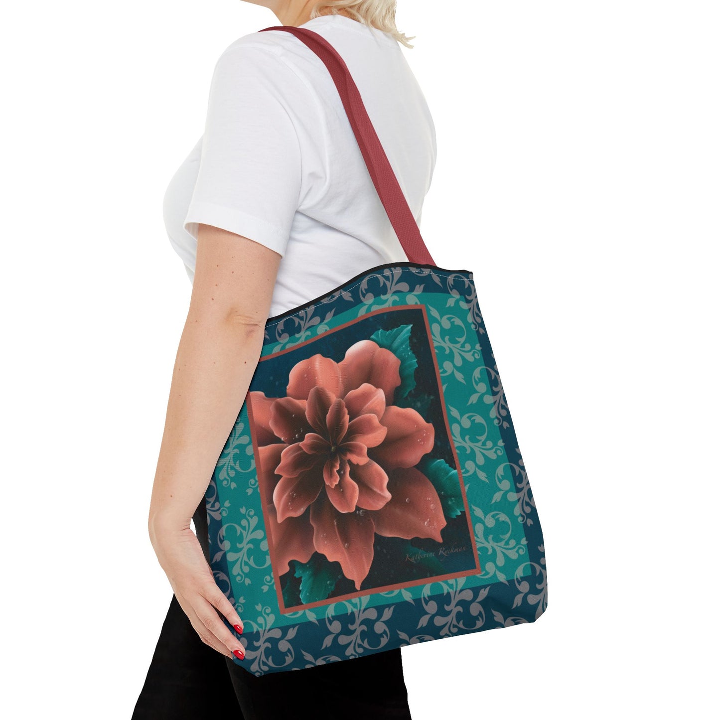 Elegant Flower Tote Bag