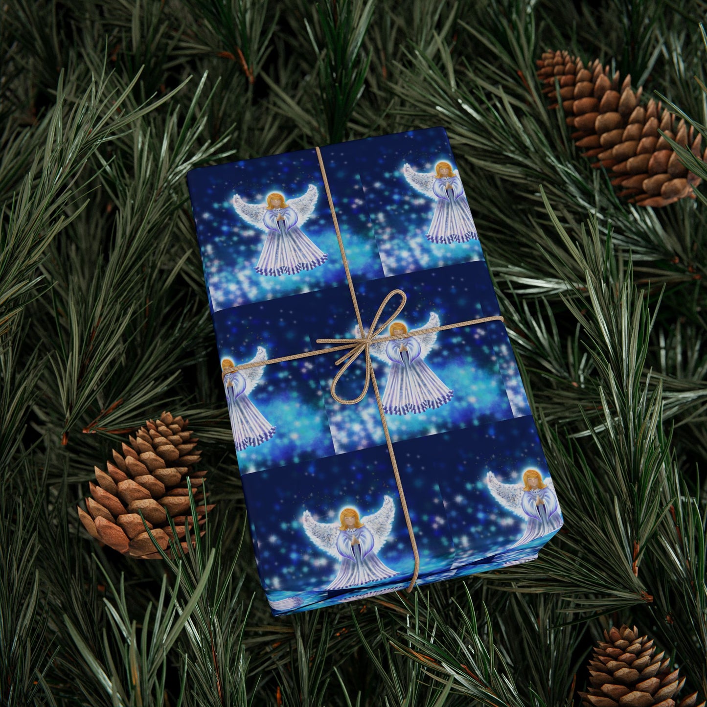 Wrapping Papers - Glowing Angel Design