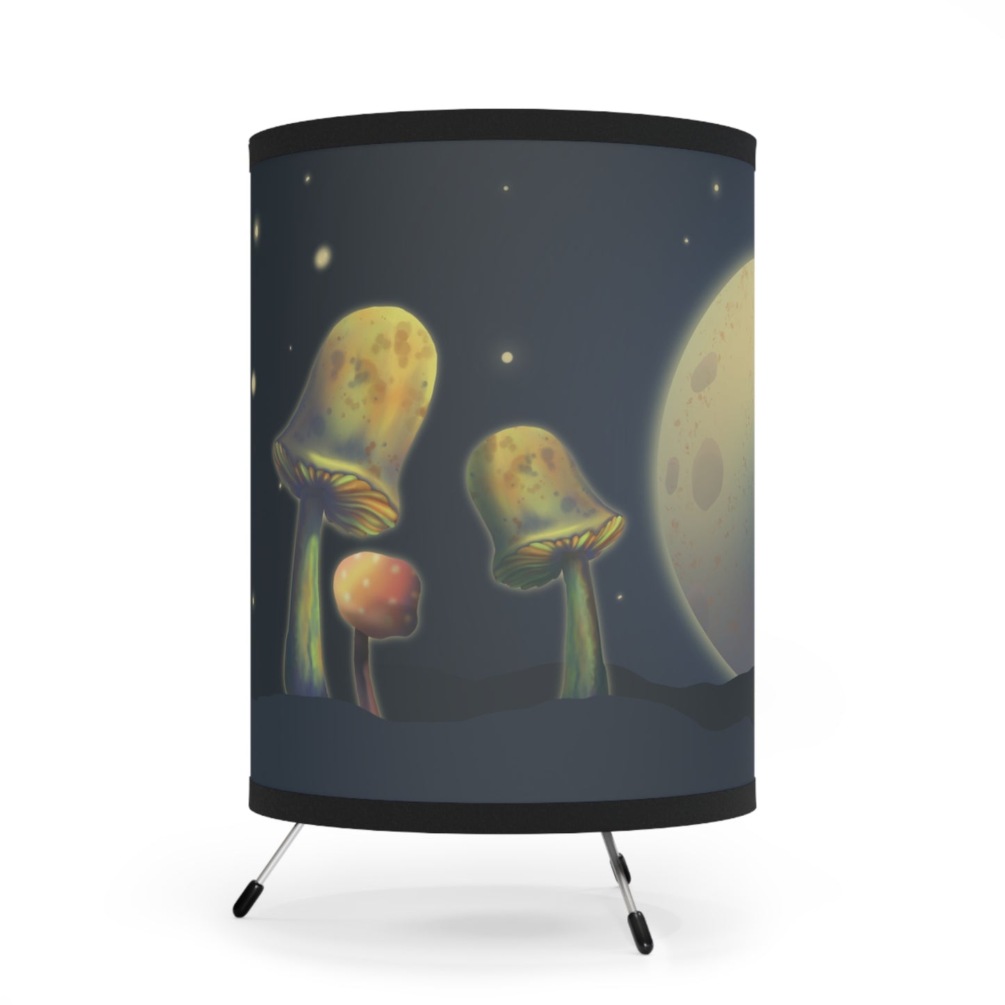 Lamp : Moon & Mushrooms