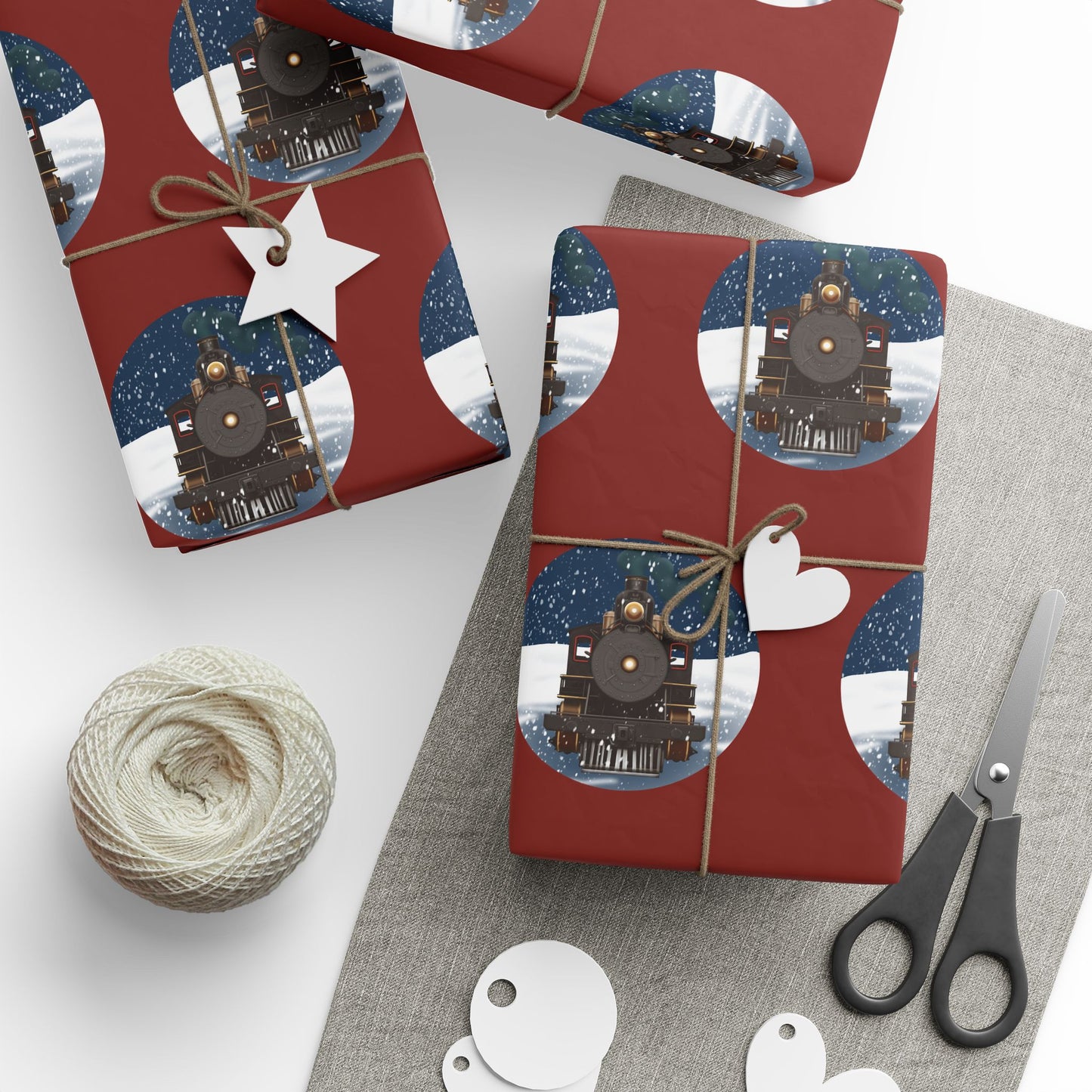 Wrapping Papers - Train Fun Gift Wrap