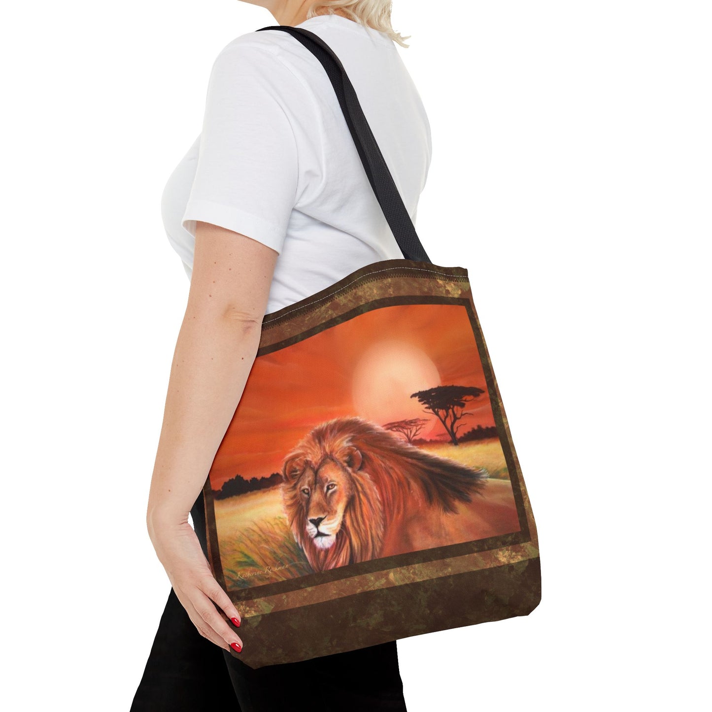 Lion Tote Bag - African Safari Inspired Design