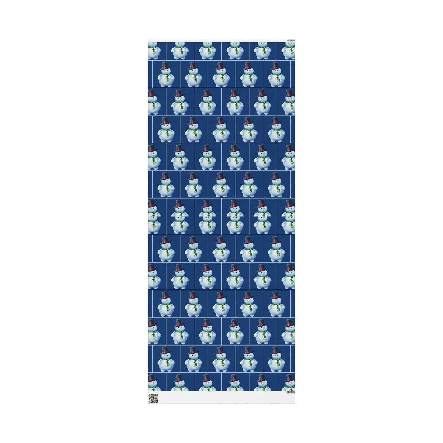 . Wrapping Papers Snowman - blue