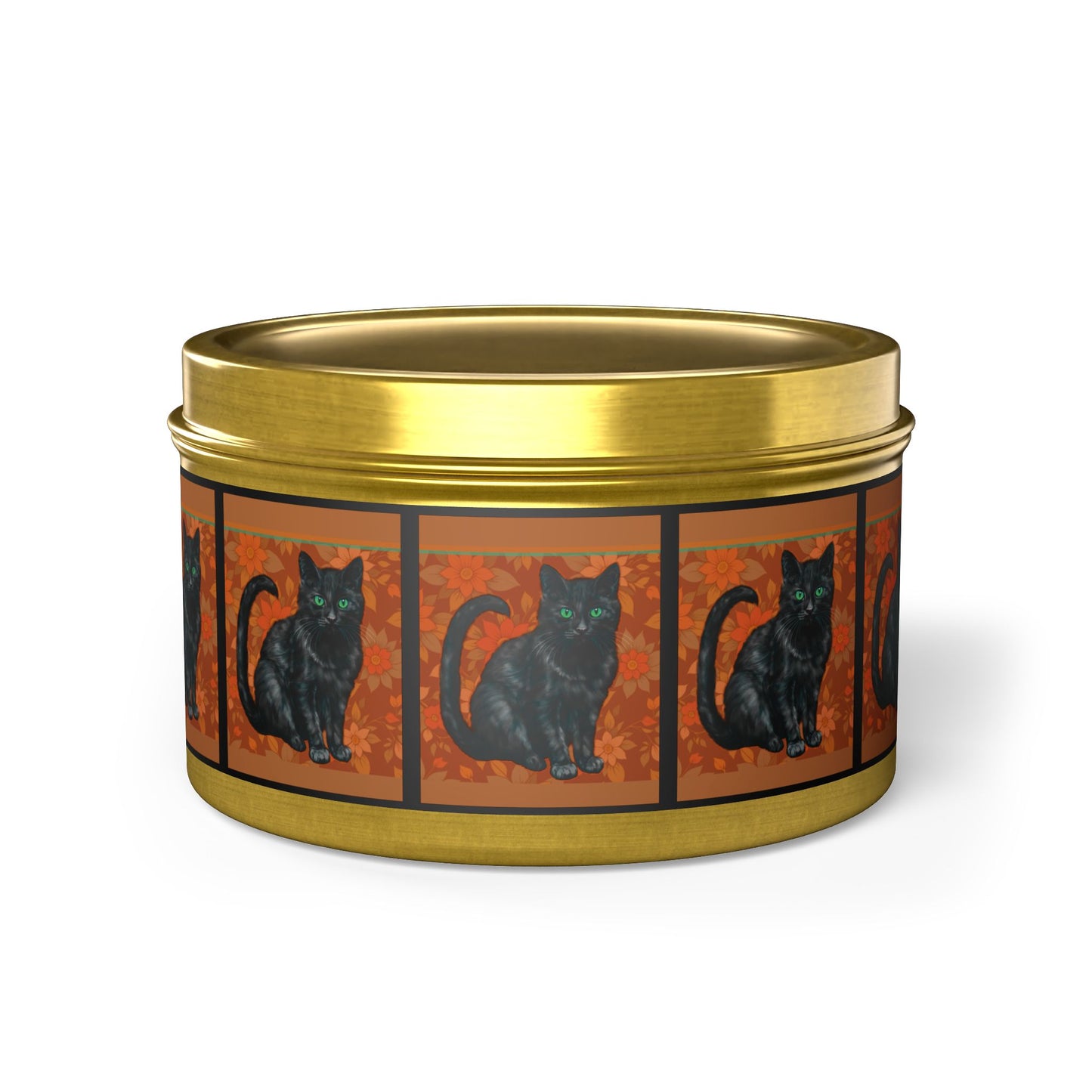 Candles Black Cats Tin