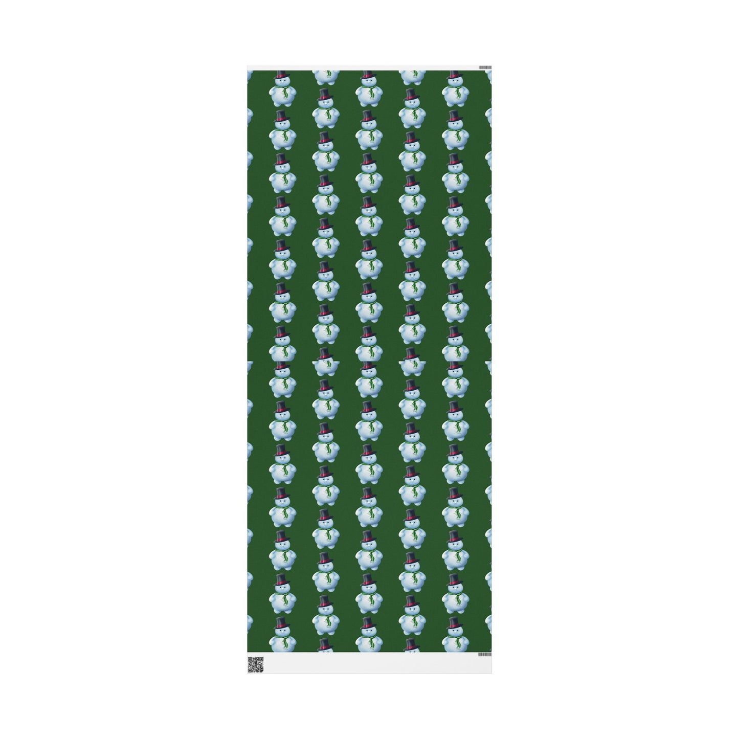 Wrapping Papers Snowman - green