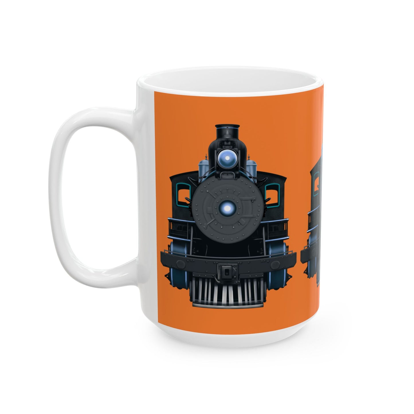 Vintage Steam Locomotive Design - 11oz and 15oz Options