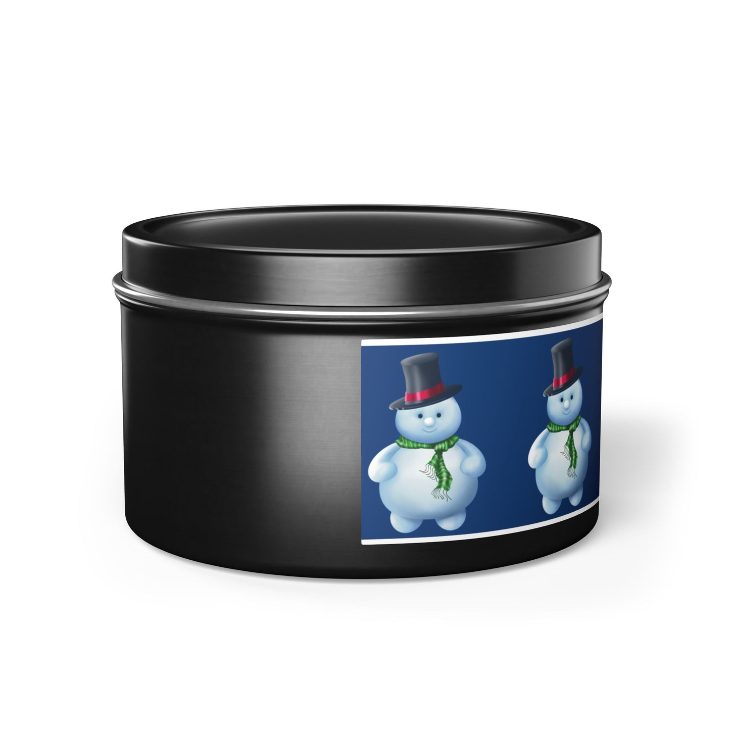 Christmas Tin Candles