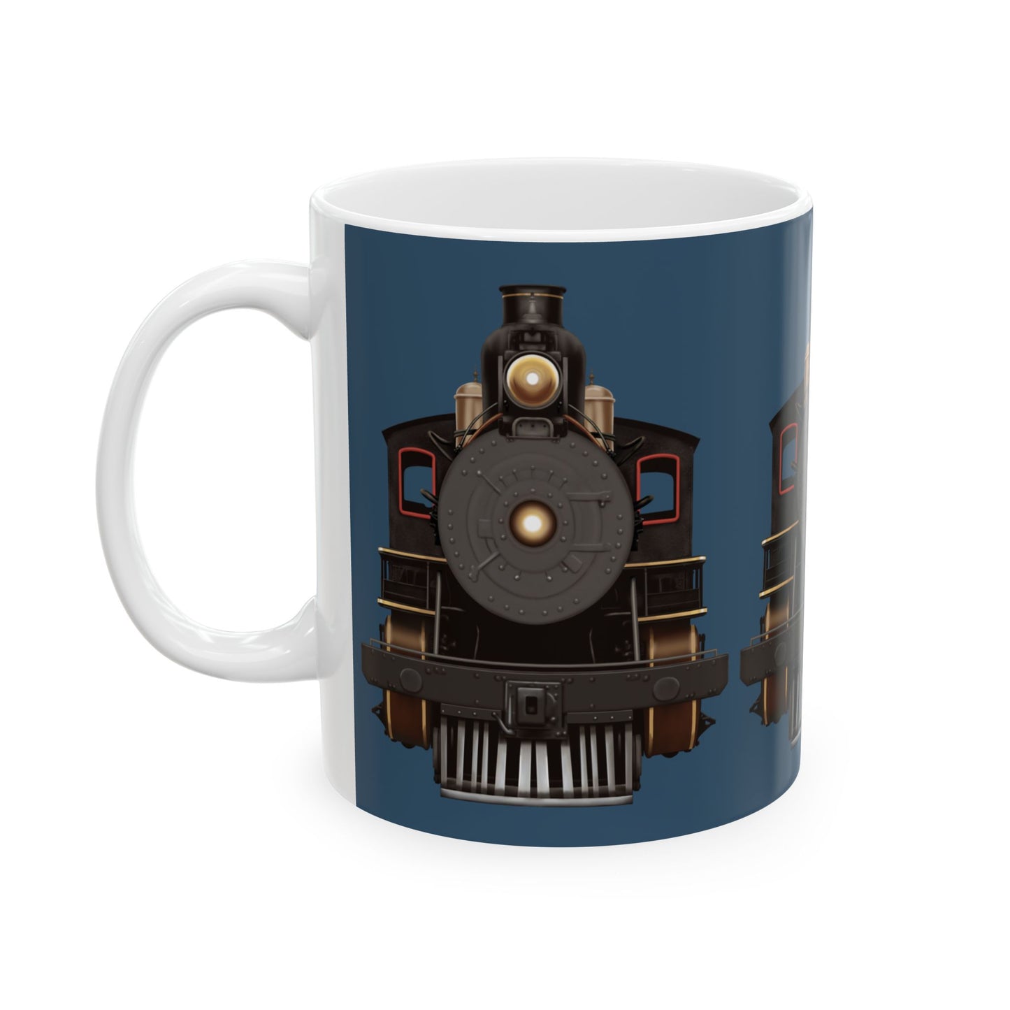 Vintage Steam Locomotive Design - 11oz and 15oz Options