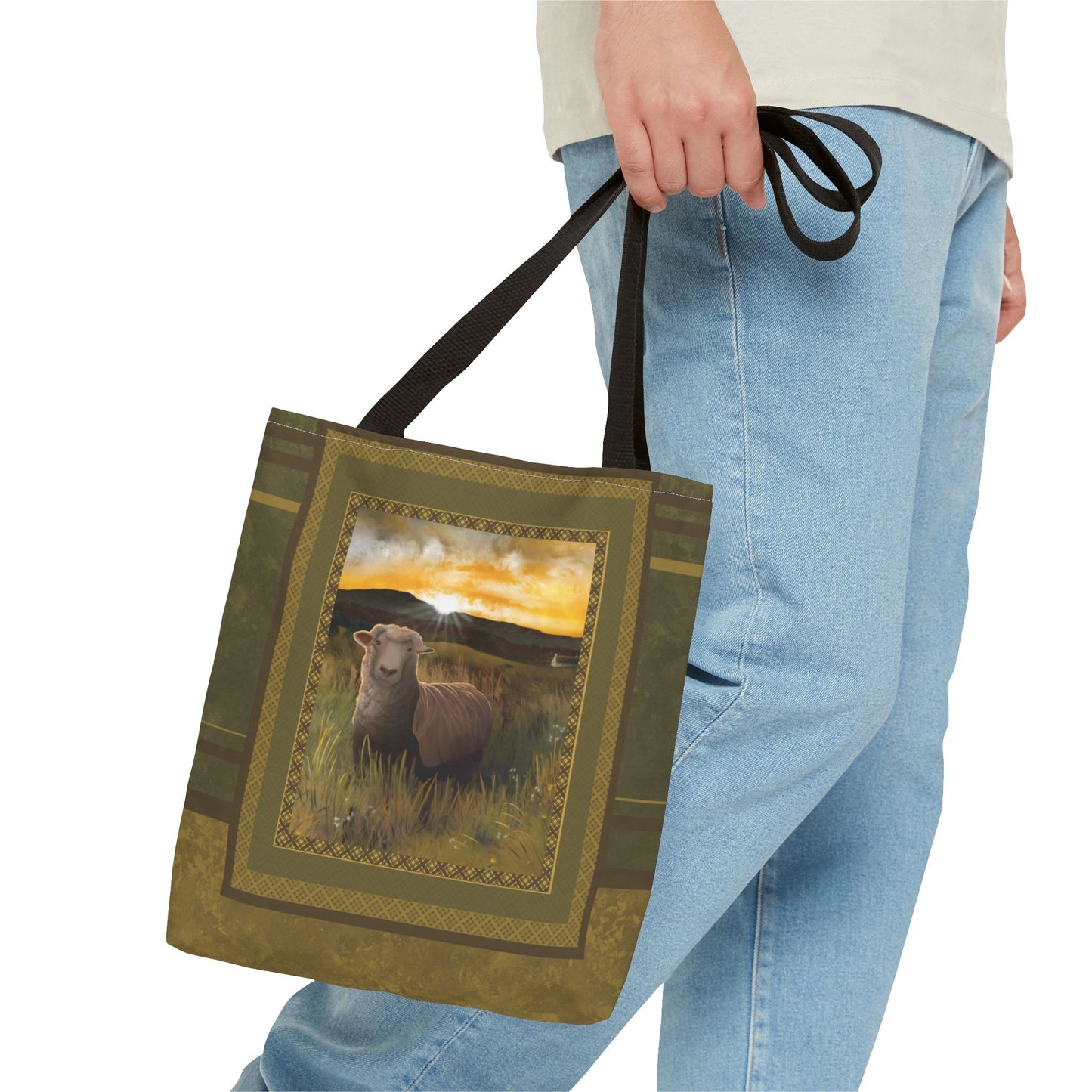 Sunrise Sheep Tote Bag