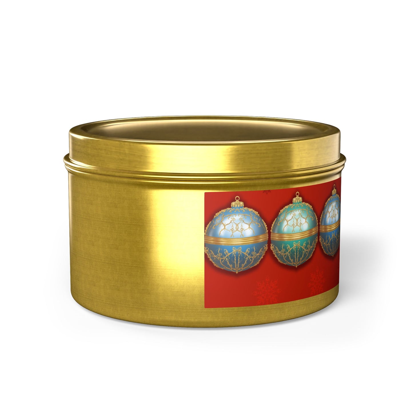 Christmas Tin Candles