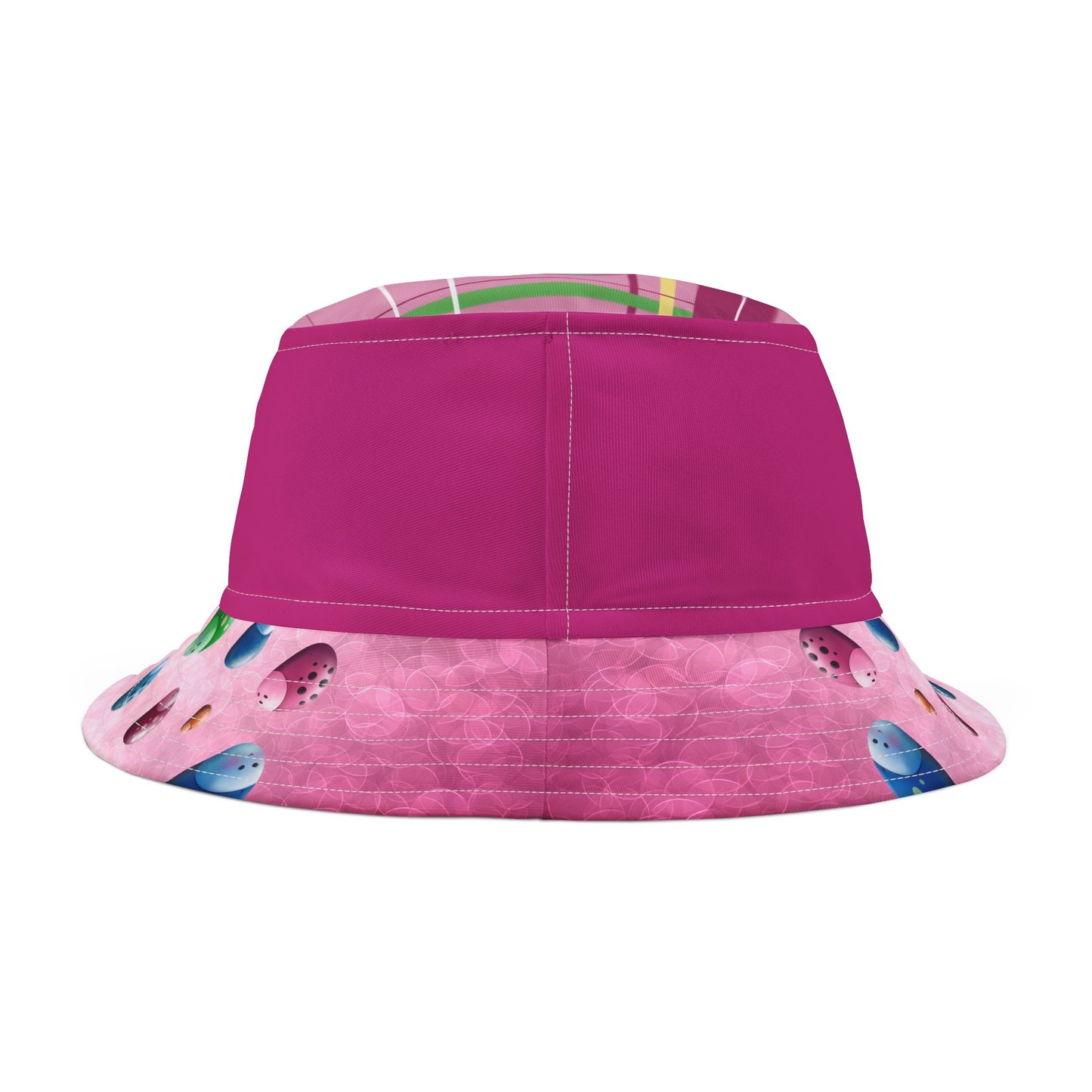 Bucket Hat (AOP) Cute Bug, fuchsia