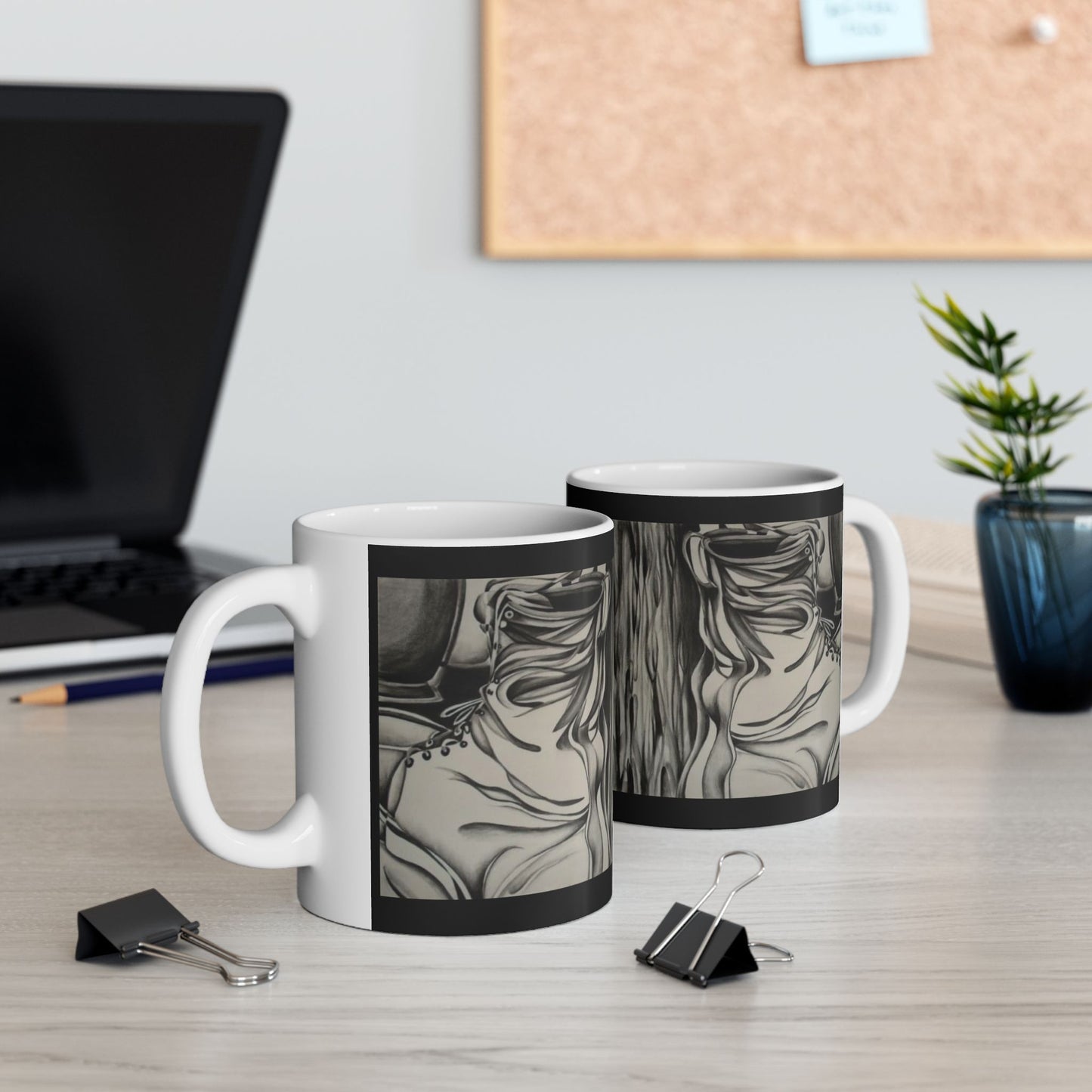 Mug - Work Boot Design, Ceramic Mug 11oz/15oz