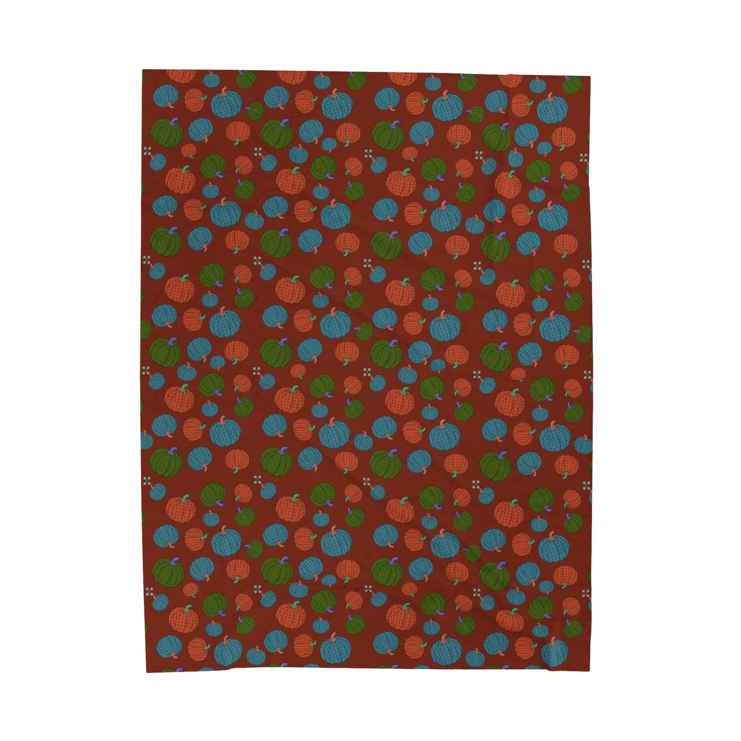 Red Pumpkin pattern Velveteen Plush Blanket