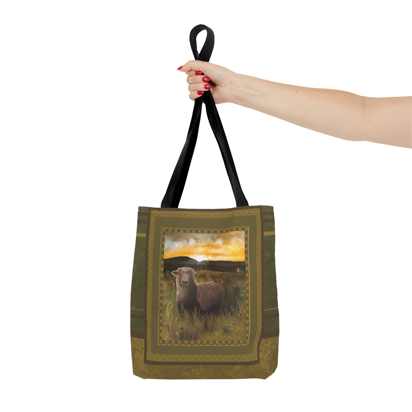 Sunrise Sheep Tote Bag