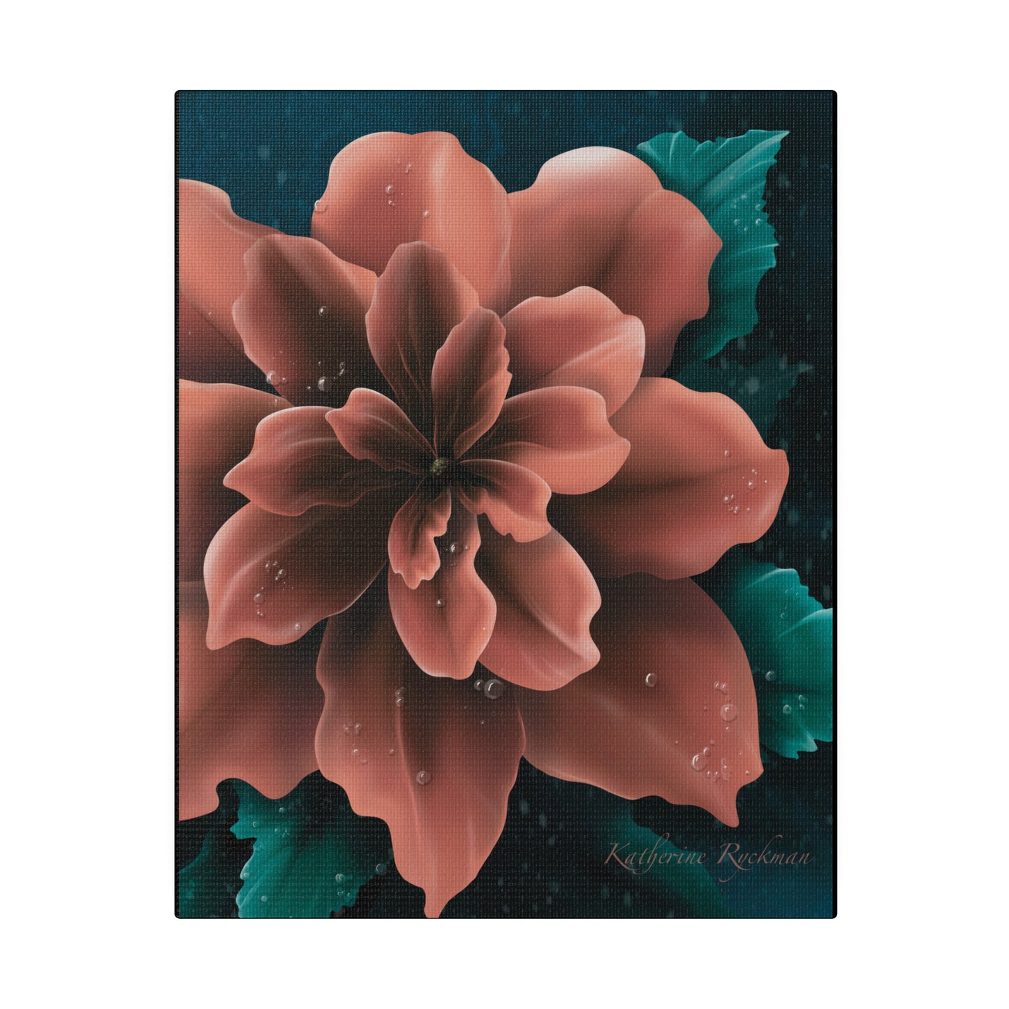 Elegant Flower - Matte Canvas, Stretched, 0.75"