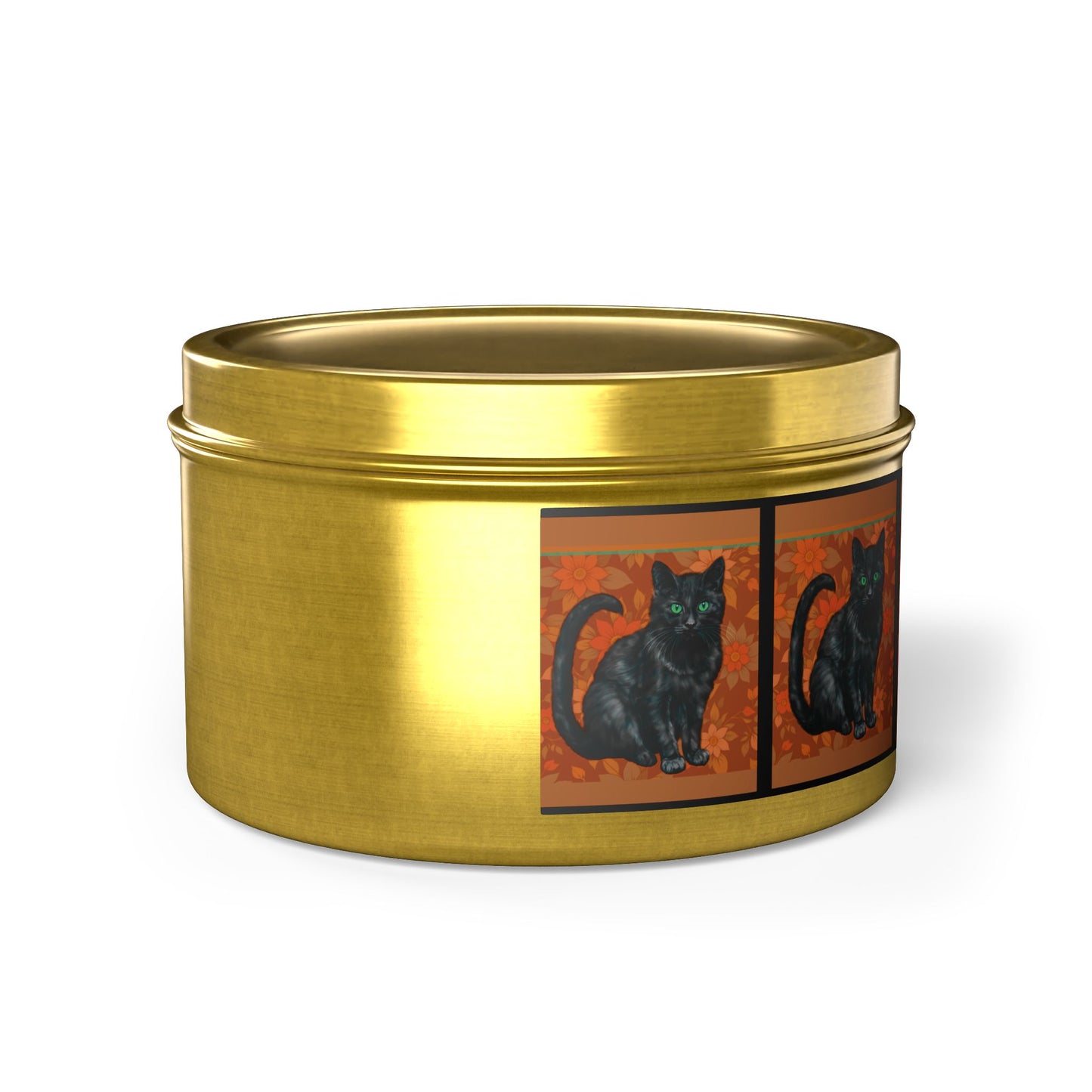 Candles Black Cats Tin