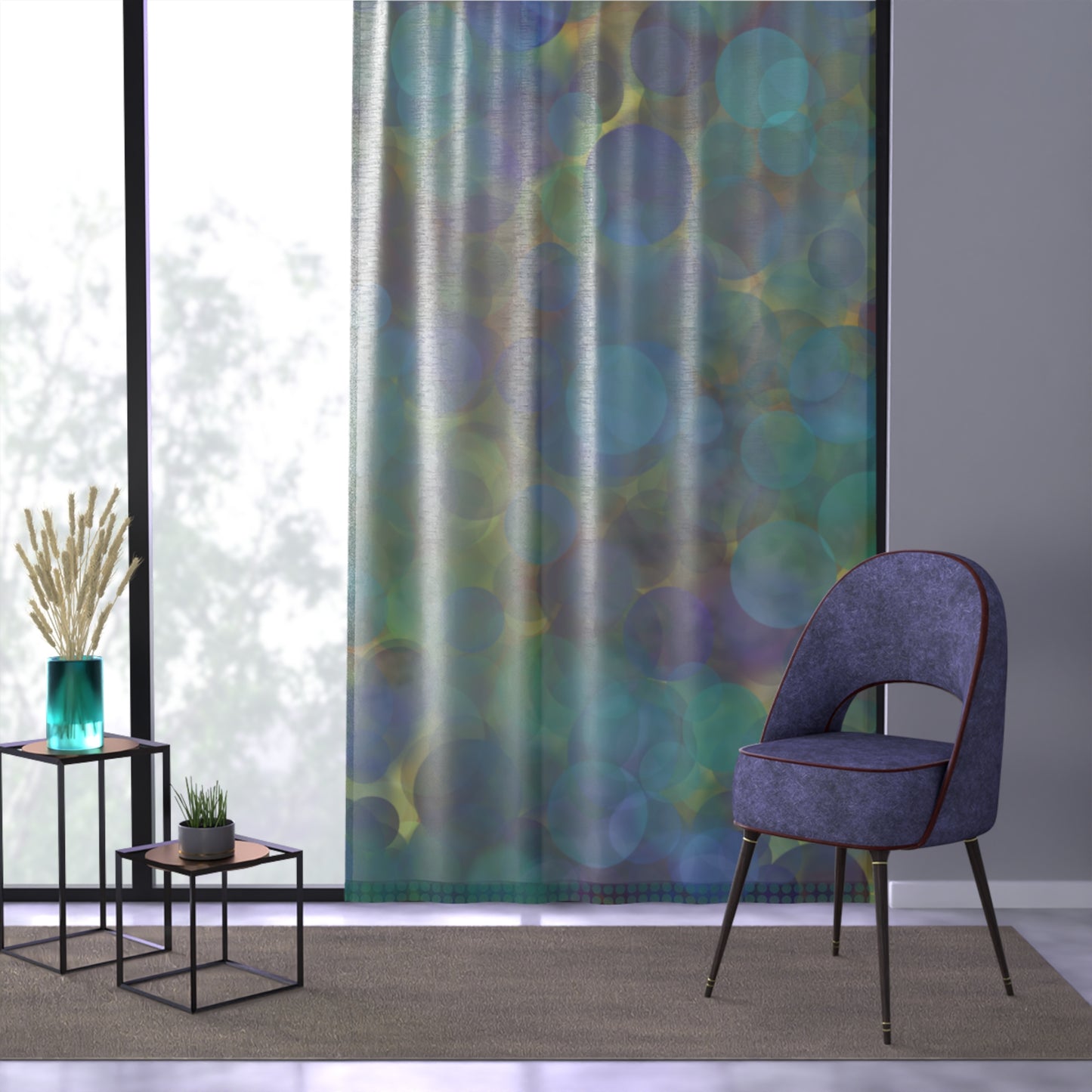 Sheer Curtain - Multicolored Sheer to Go with Colorful Bug Collection