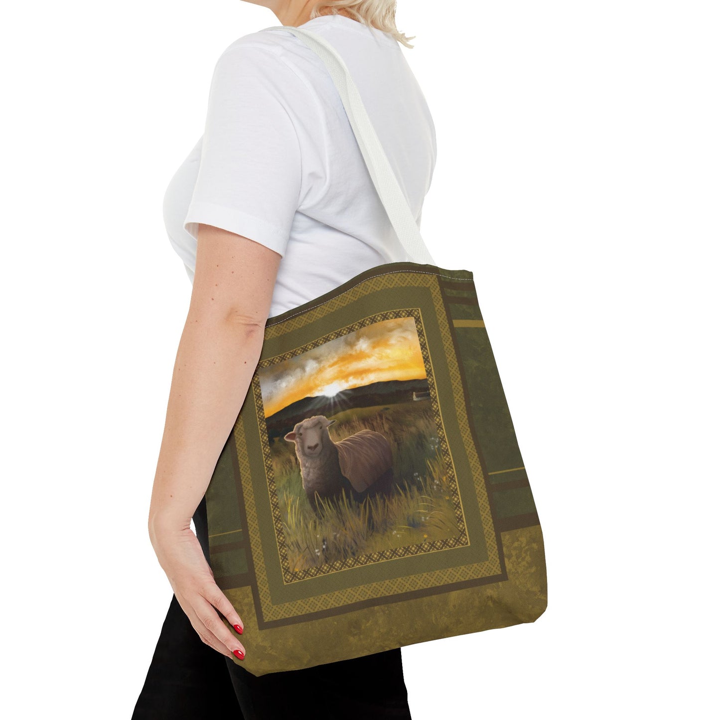 Sunrise Sheep Tote Bag