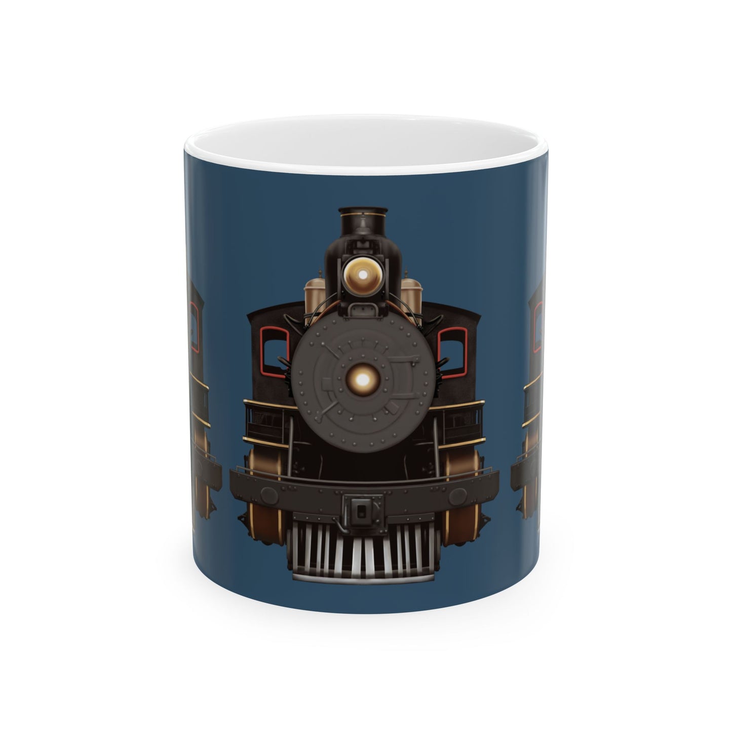 Vintage Steam Locomotive Design - 11oz and 15oz Options