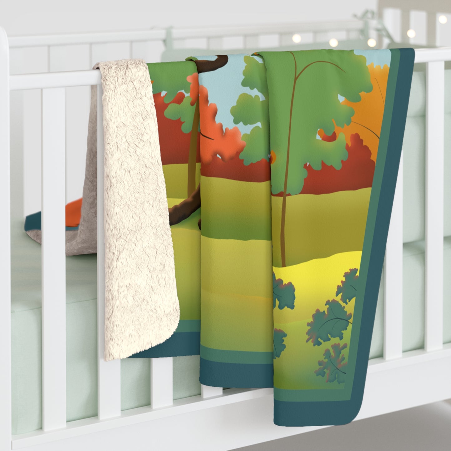 Fleece Blanket - Autumn Trees