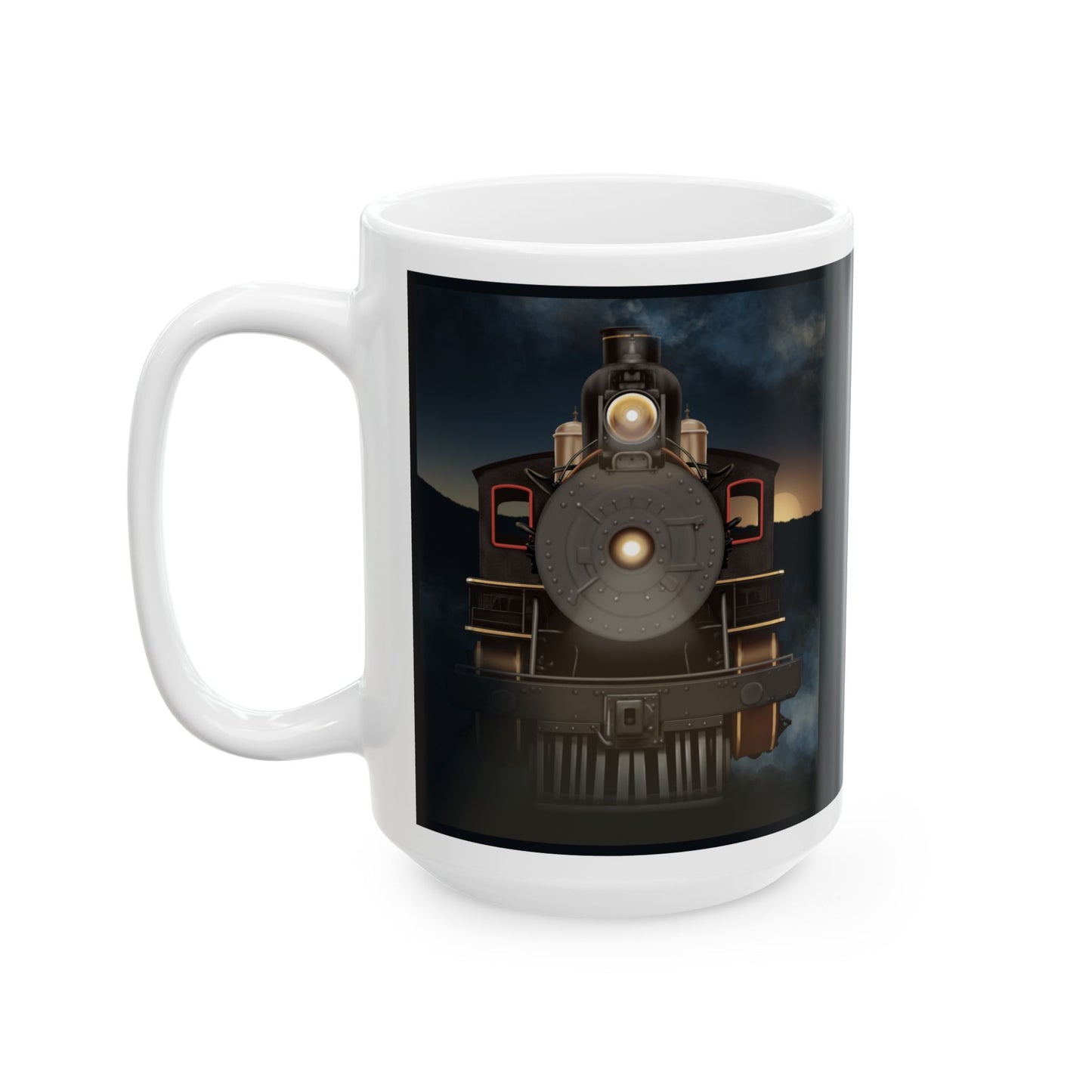 Mug - Vintage Steam Locomotive Design - 11oz and 15oz Options