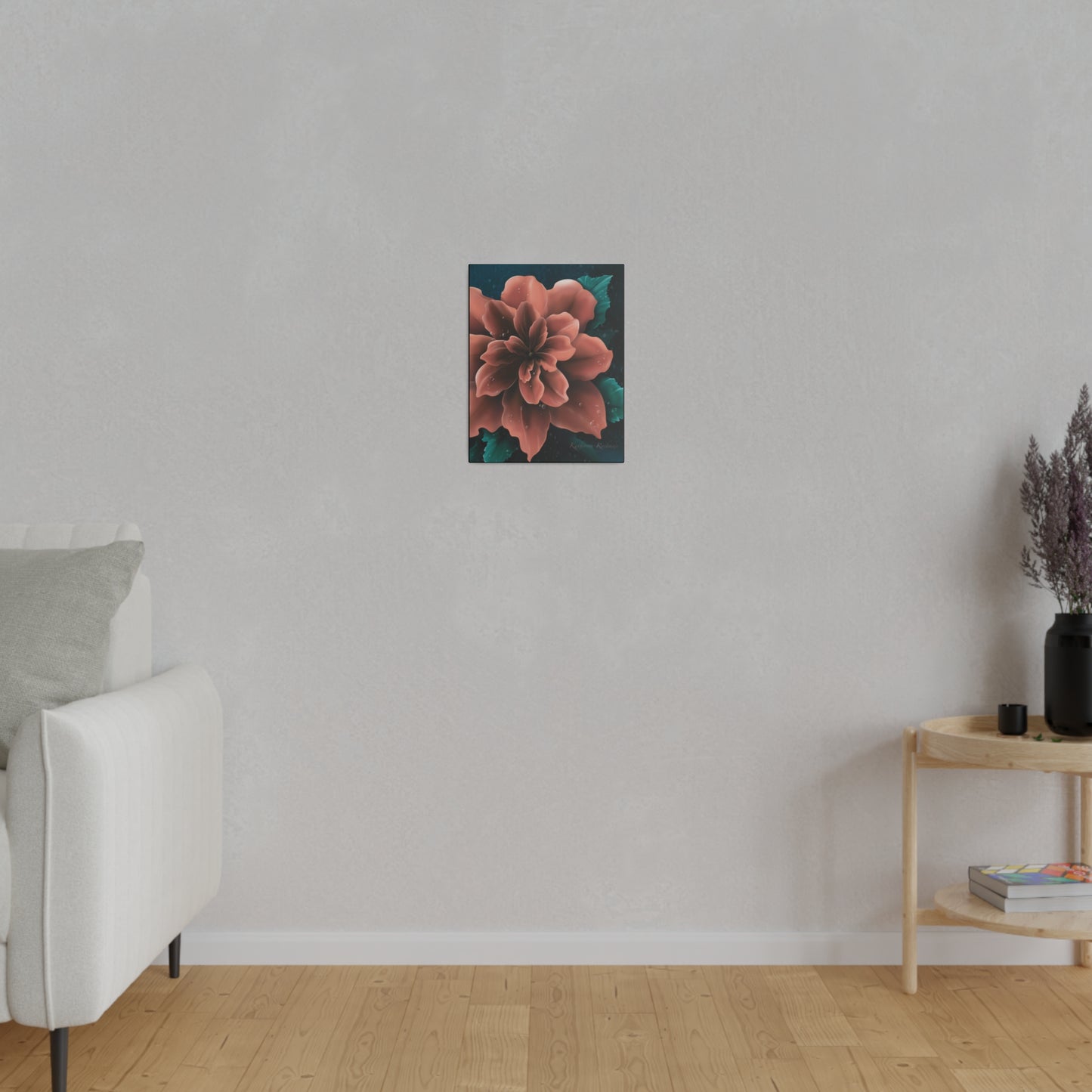 Elegant Flower - Matte Canvas, Stretched, 0.75"